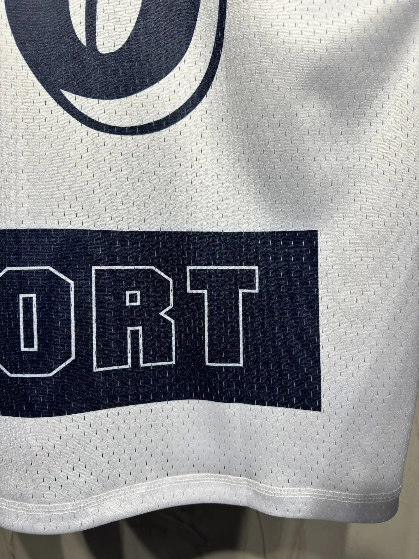 Oversized Striped Mesh Football Jersey D15523036 — view 23