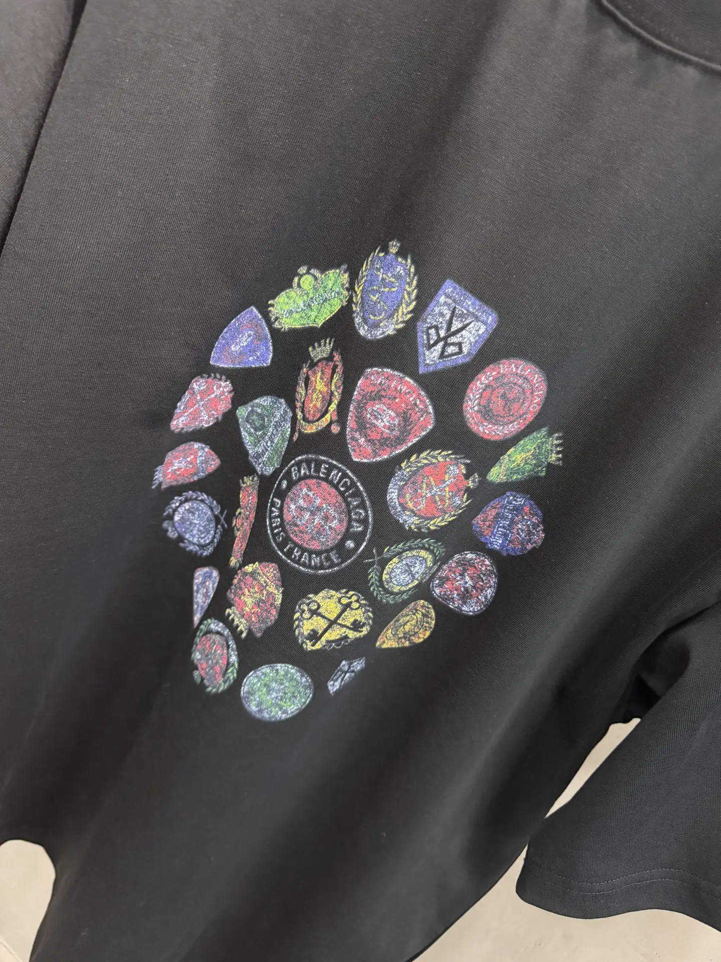 Crest Logo Graphic Oversized T-Shirt D15518727 — view 6