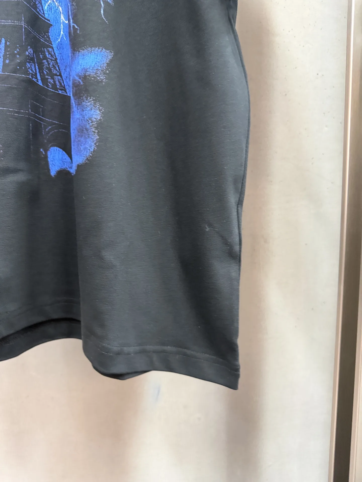 Eiffel Tower Lightning Graphic Oversized T-Shirt D15518758 — view 7