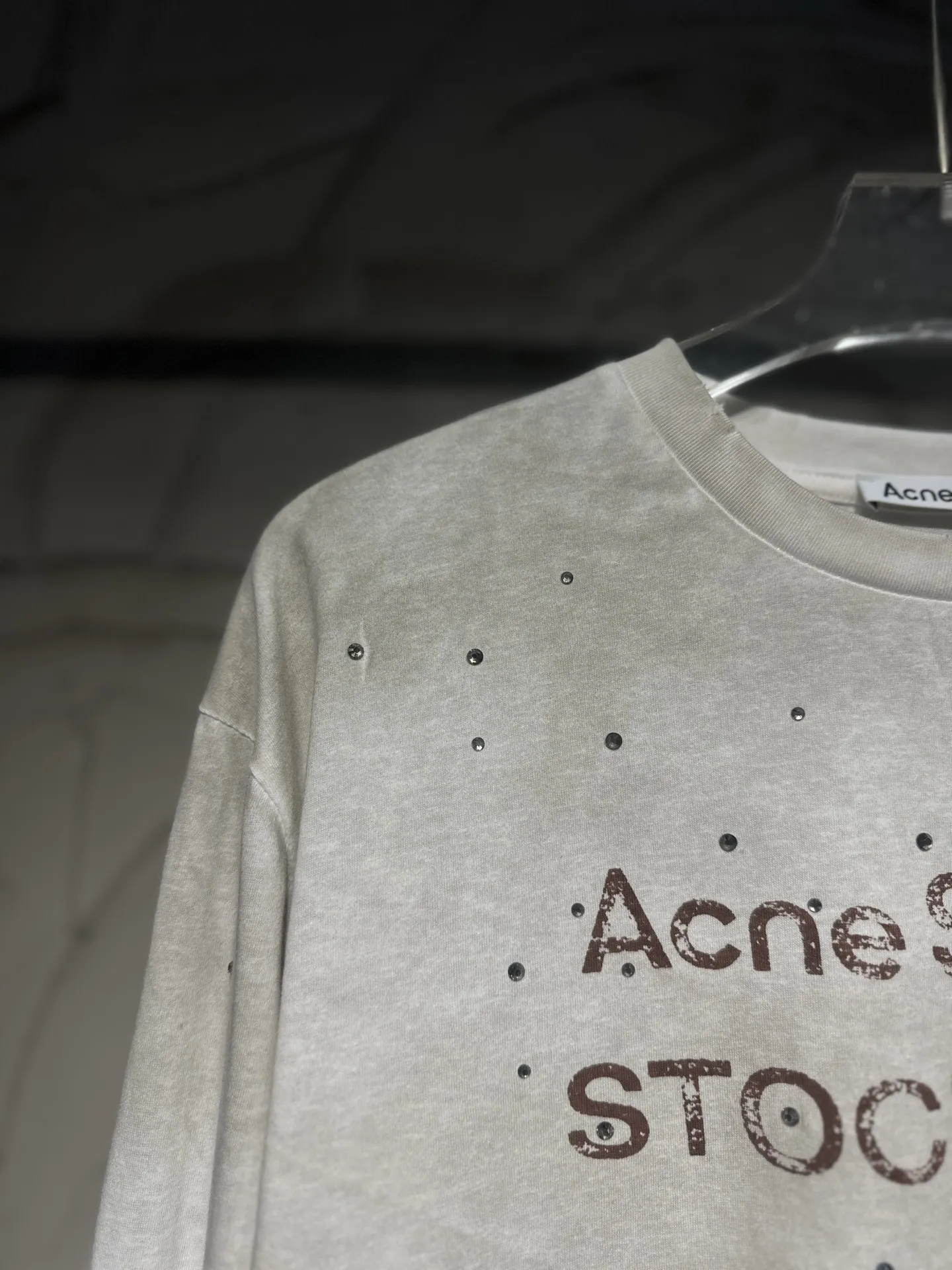 1996 Distressed Rhinestone Long-Sleeve T-Shirt D15923053 — view 5
