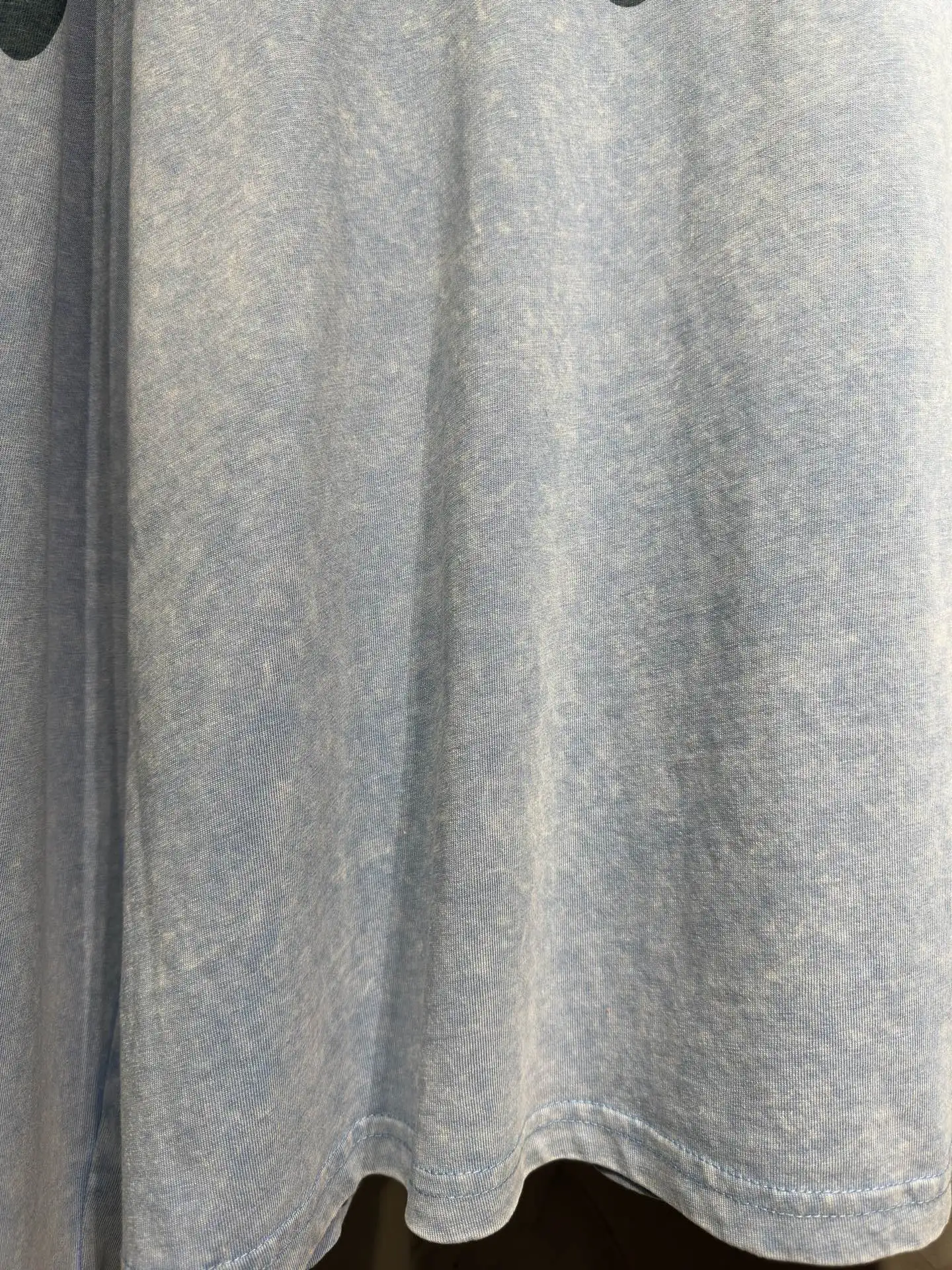 Logo Print Acid-Wash Long-Sleeved T-Shirt D16023059 — view 9