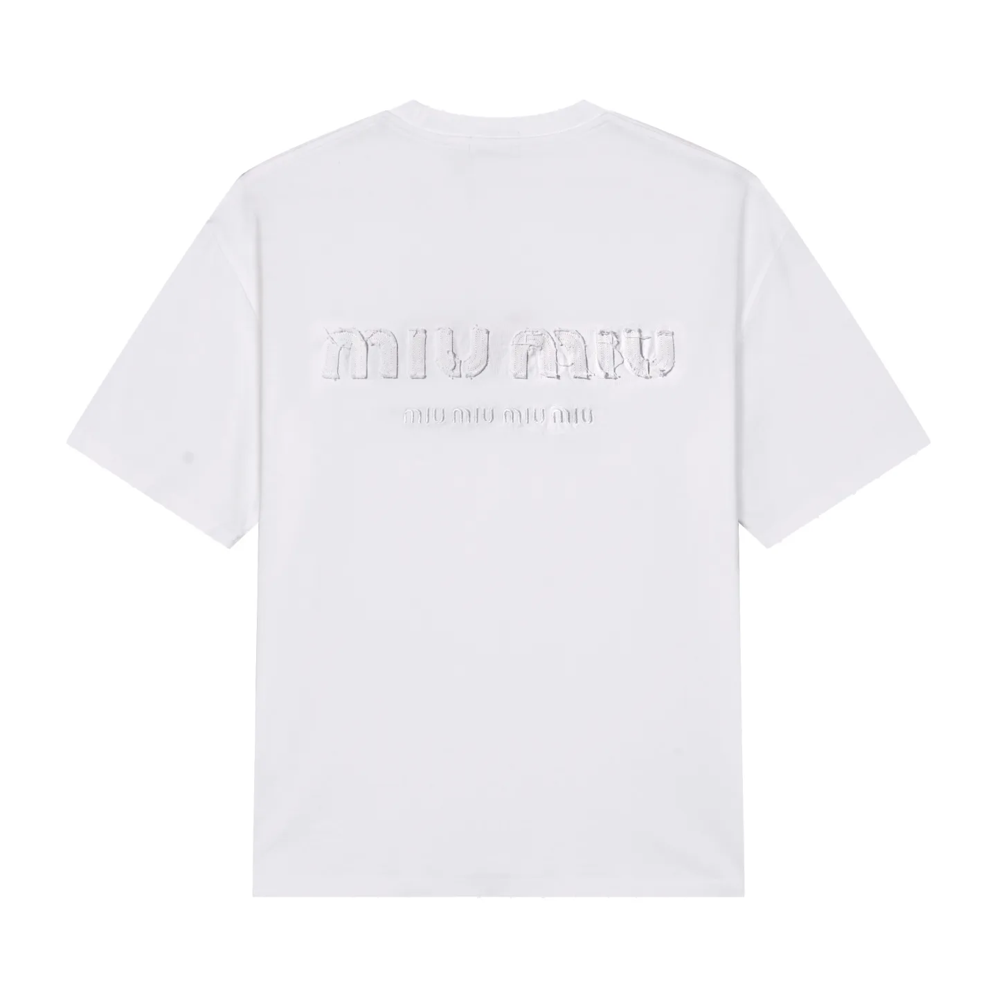 Logo Embroidered Cotton Jersey T-Shirt D16012780 — view 2