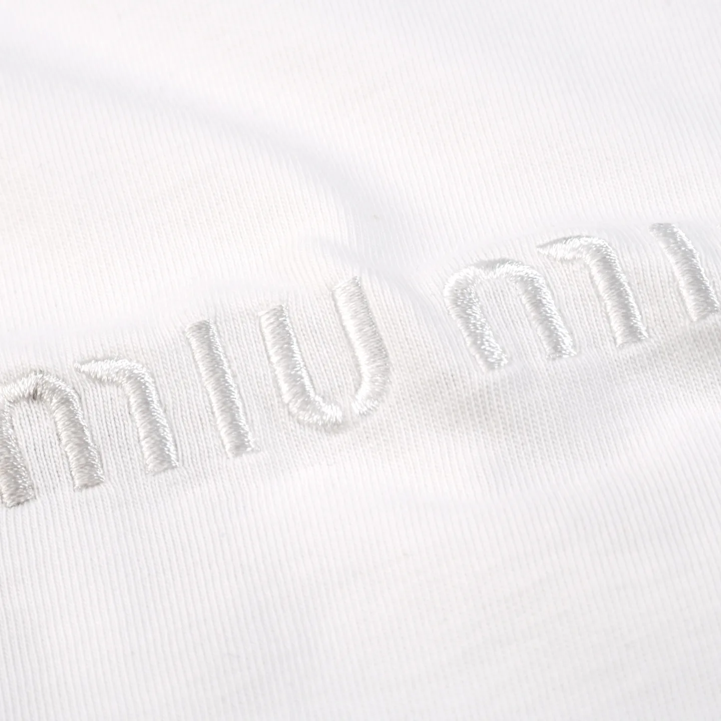 Logo Embroidered Cotton Jersey T-Shirt D16012780 — view 6