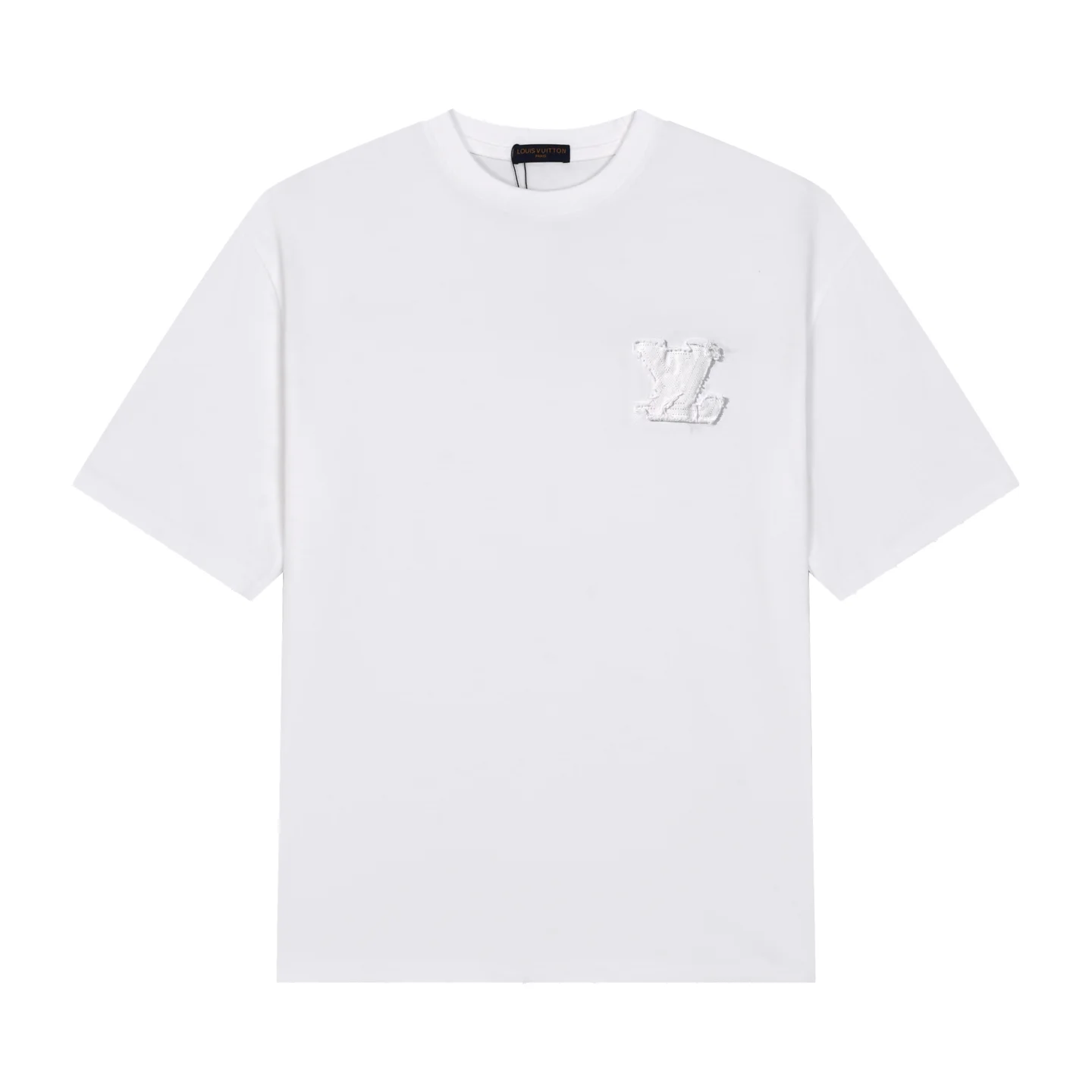 Embroidered Patch Cotton T-Shirt D16012781