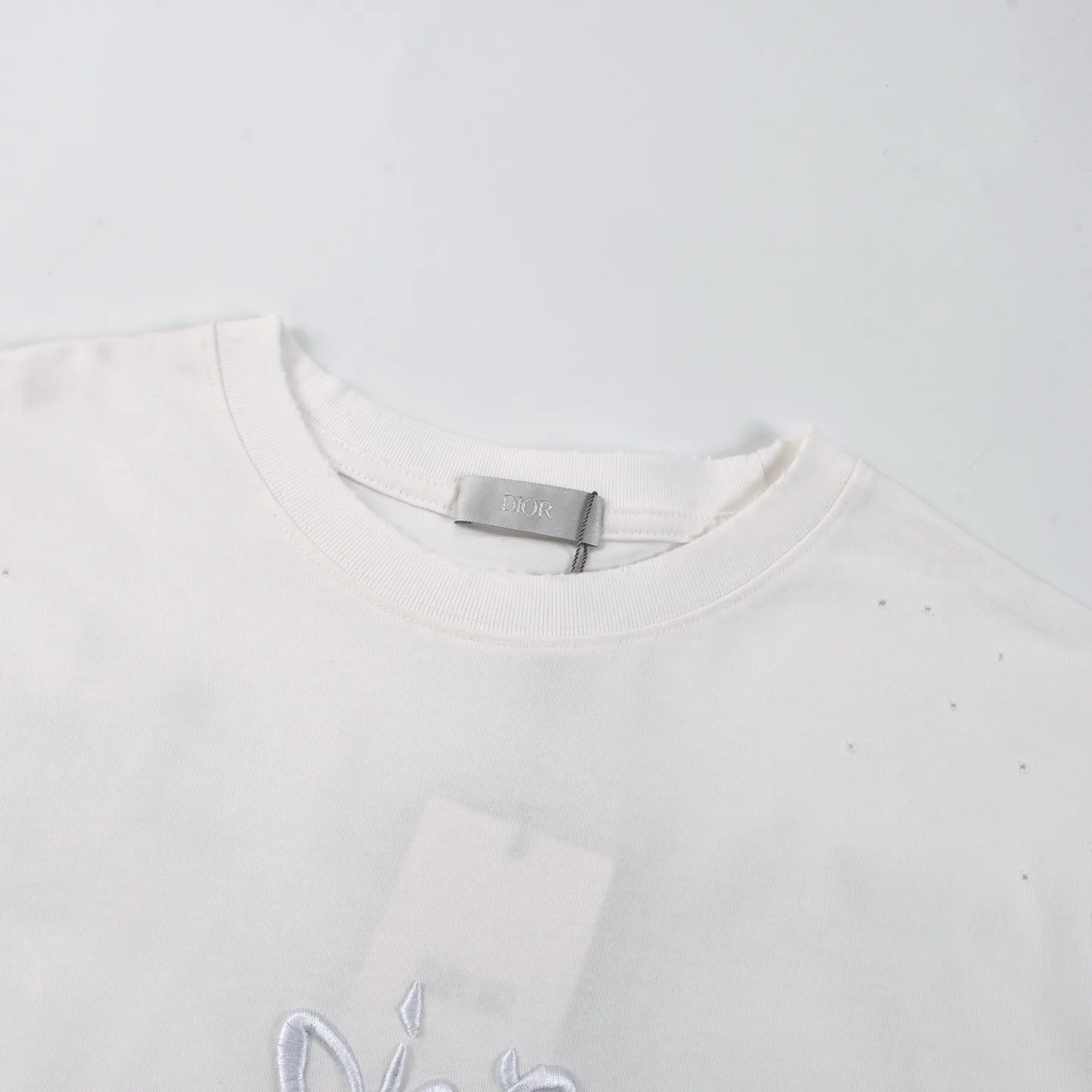 Embroidered Logo Cotton Jersey T-Shirt D16012775 — view 3