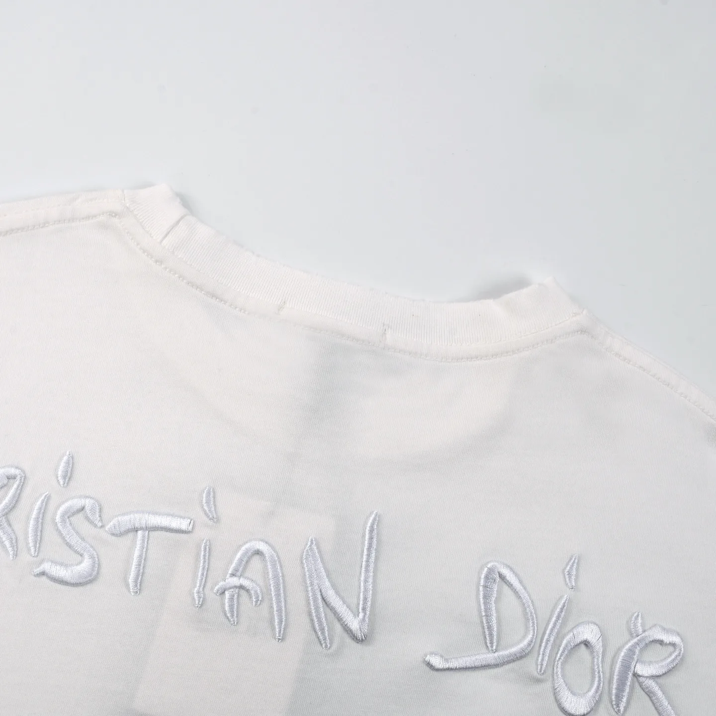 Embroidered Logo Cotton Jersey T-Shirt D16012775 — view 7