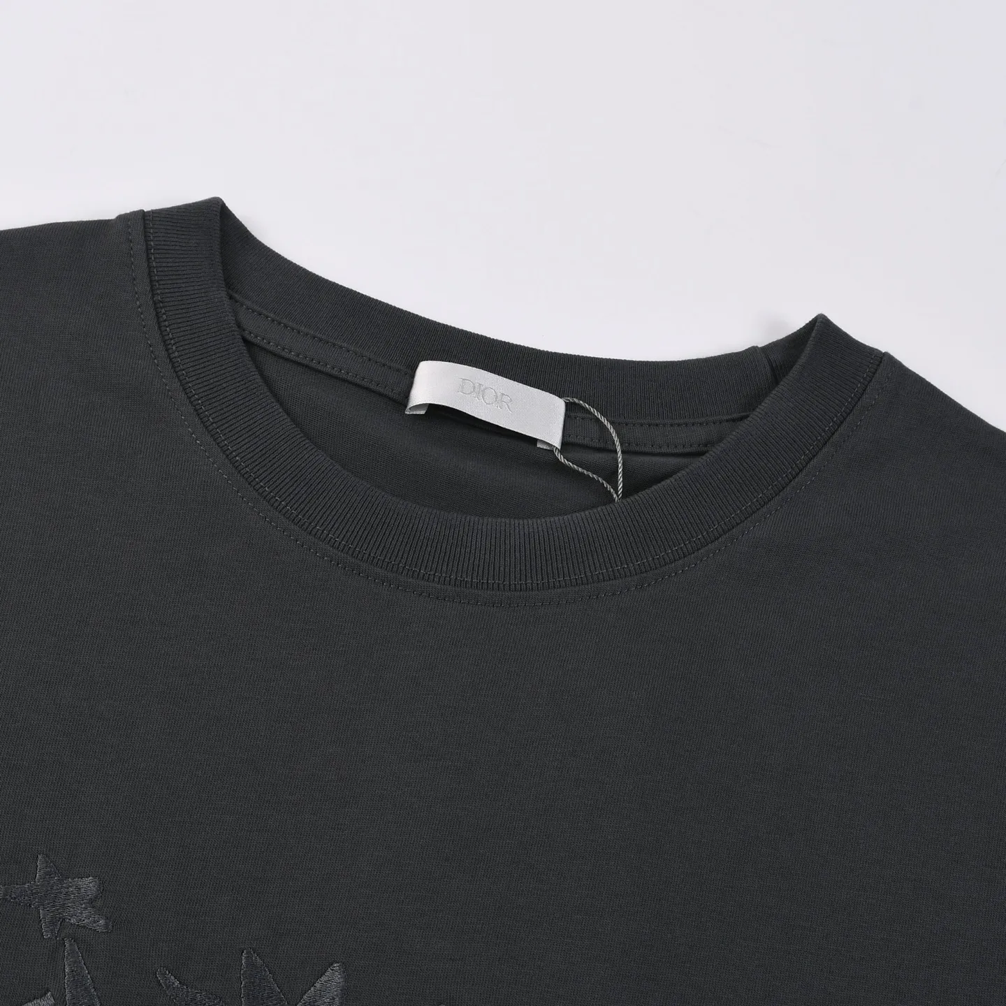 Embroidered Logo Cotton Jersey T-Shirt D16012784 — view 2