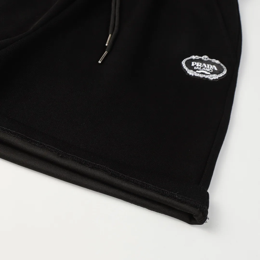 Logo-Patch Cotton-Blend Jersey Shorts D16012884 — view 6