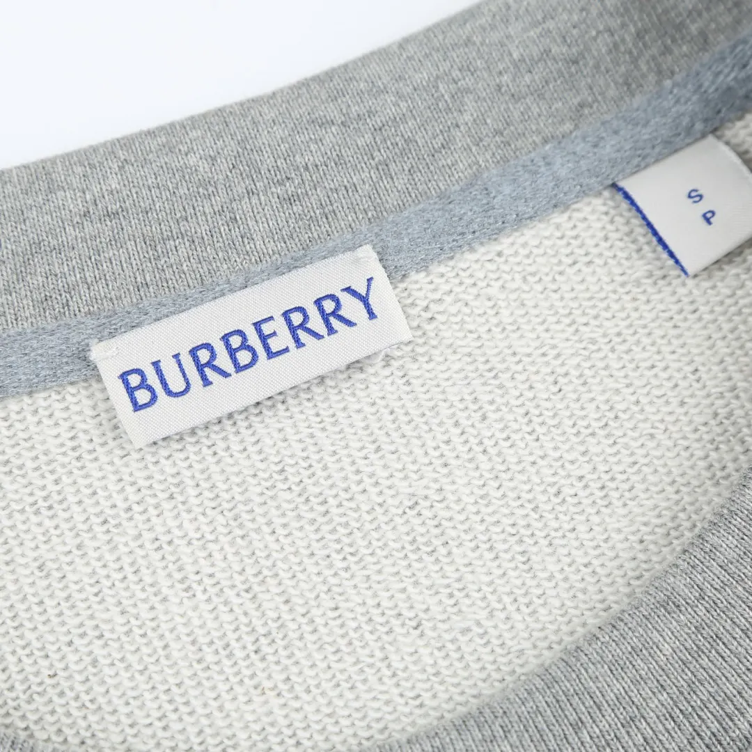 Check-Trim Cotton-Blend Sweatshirt D16520366 — view 5