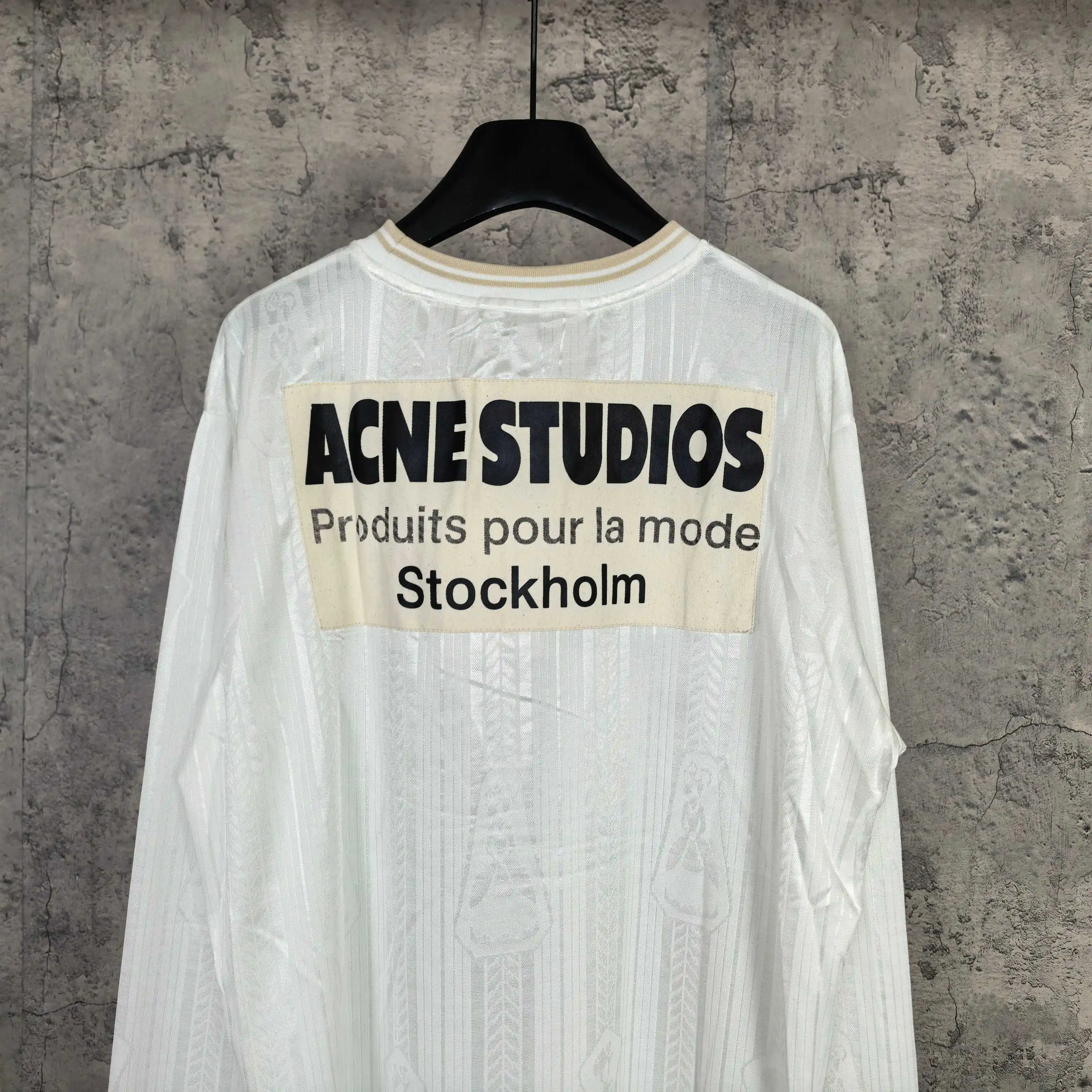 Logo-Print Long-Sleeved Football Jersey D16523280 — view 6
