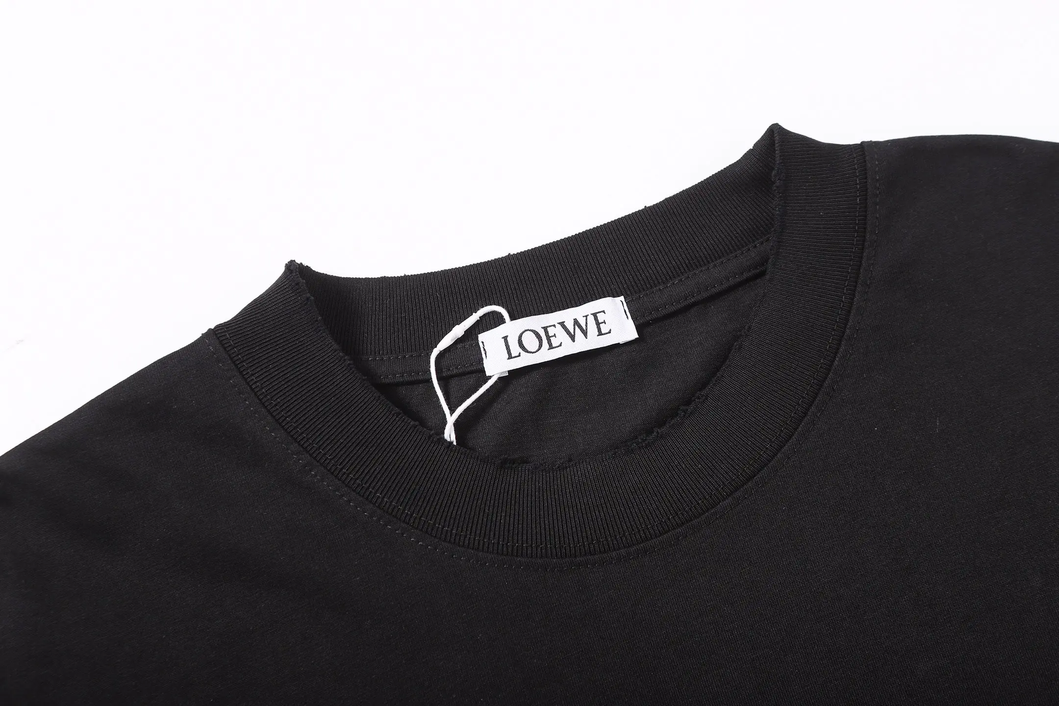 Hand-Painted Anagram Logo Cotton T-Shirt D16512893 — view 3