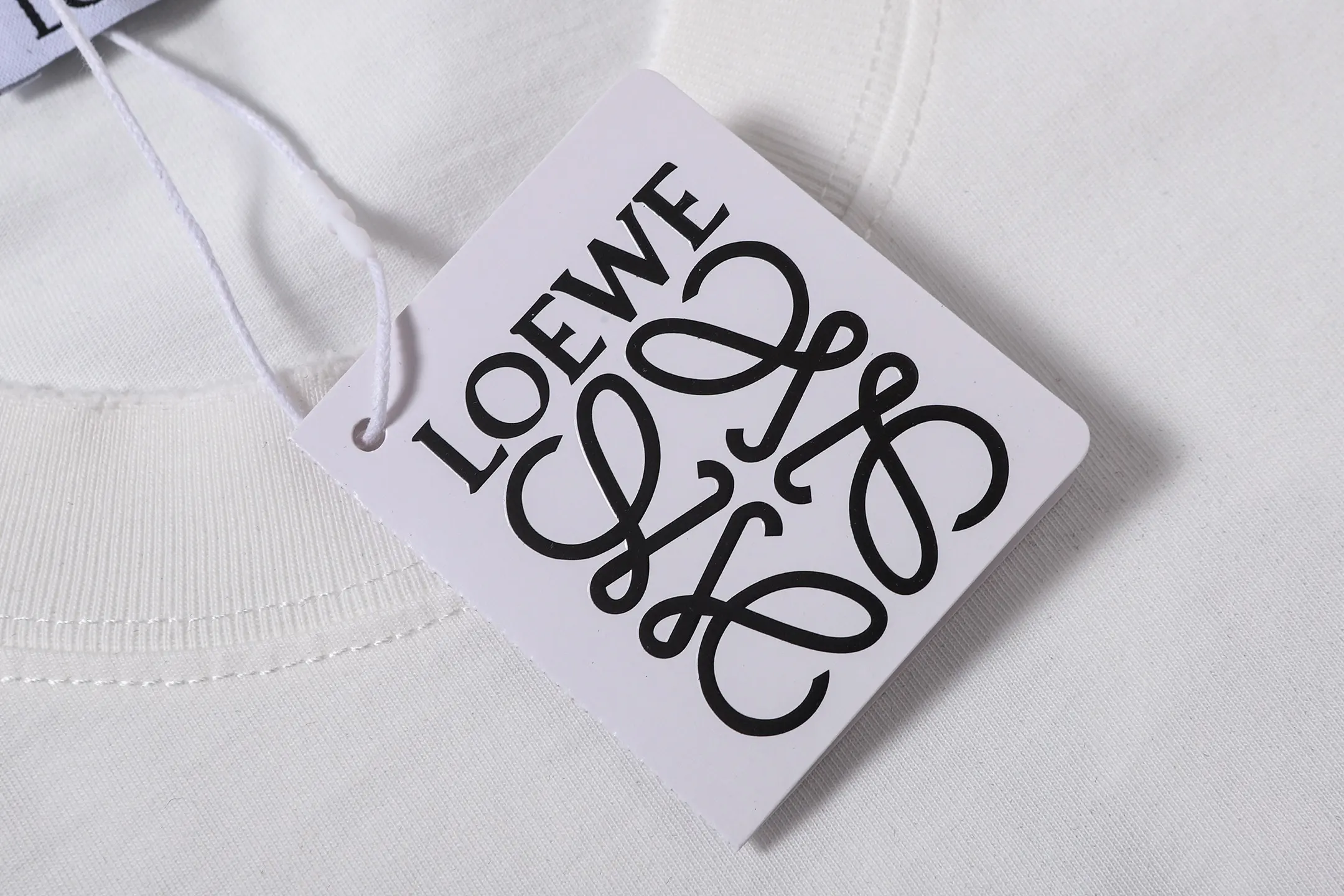 Hand-Painted Anagram Logo Cotton T-Shirt D16512894 — view 3
