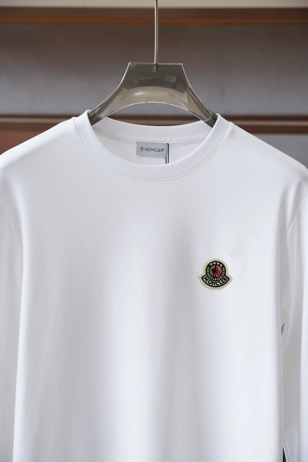 Logo-Appliqué Cotton Long-Sleeve T-Shirt D16514024 — view 6