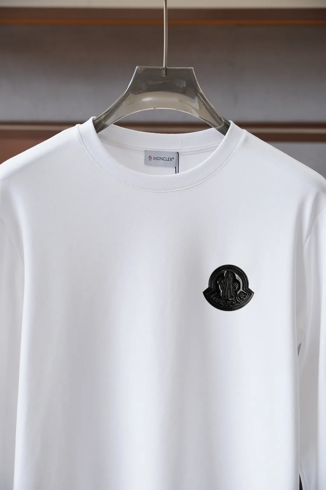 Logo-Appliqué Long-Sleeved Cotton T-Shirt D16514014 — view 6