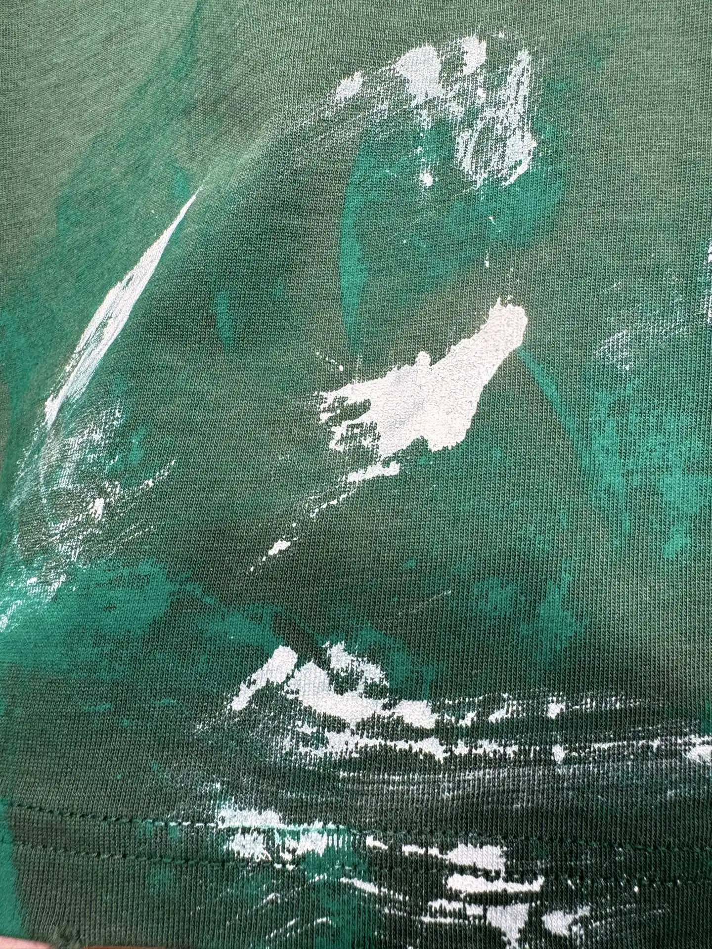 Paint-Splatter Distressed Oversized T-Shirt D17023027 — view 16