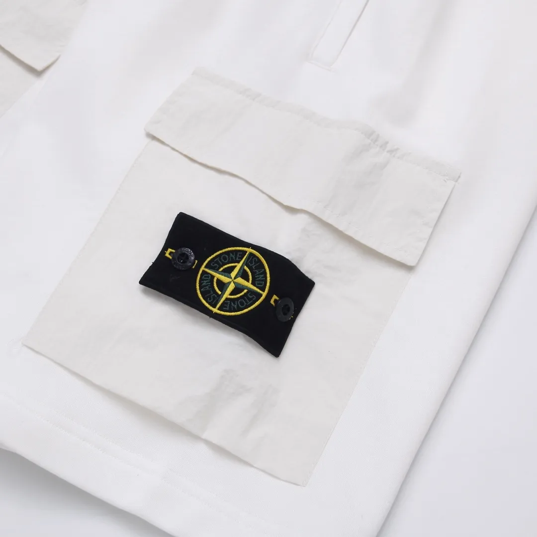 Compass Patch Cargo Sweat Shorts D17012105 — view 5