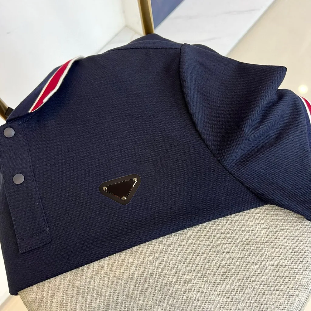 Contrast-Trim Cotton-Blend Polo Shirt D17014049 — view 3