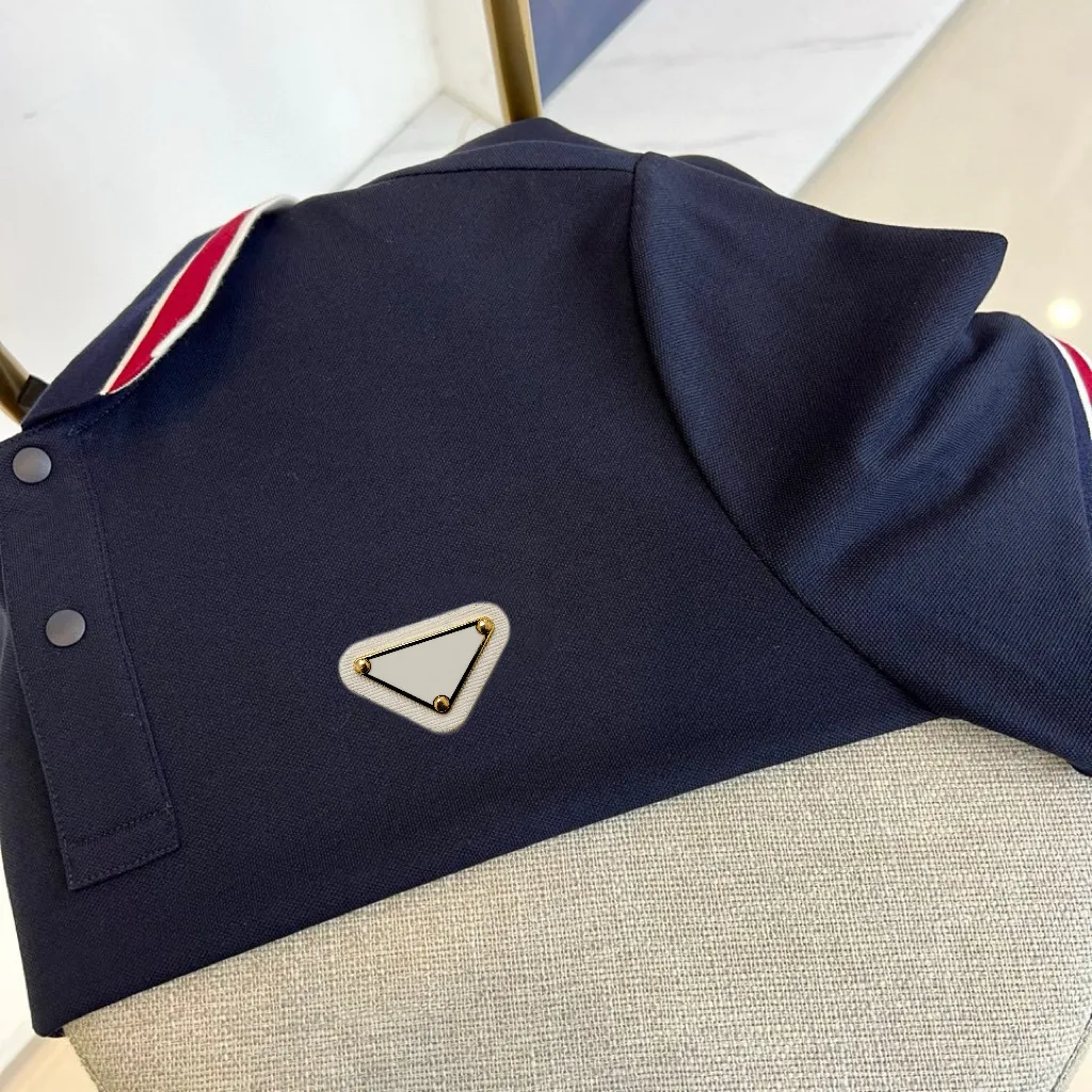 Contrast-Trim Cotton-Blend Polo Shirt D17014061 — view 3