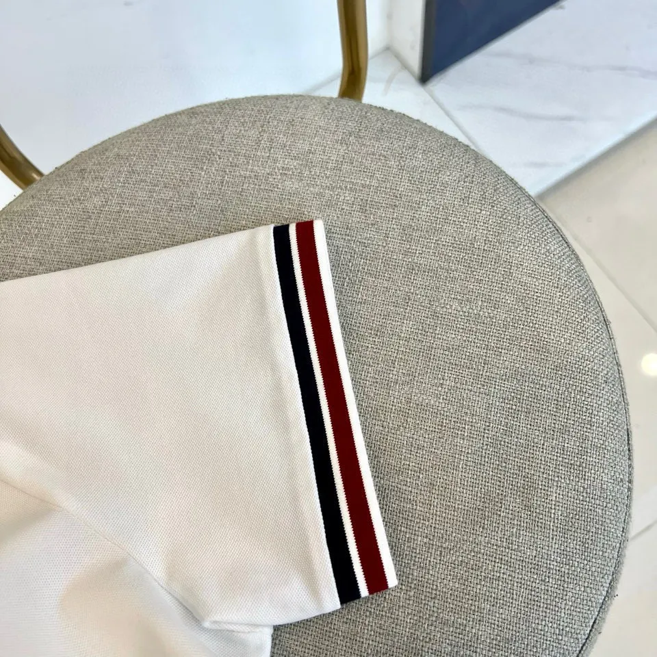Contrast-Trim Cotton-Blend Polo Shirt D17014039 — view 5