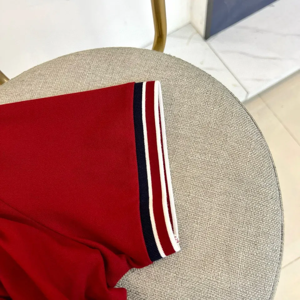 Logo-Patch Cotton-Blend Polo Shirt D17014038 — view 5
