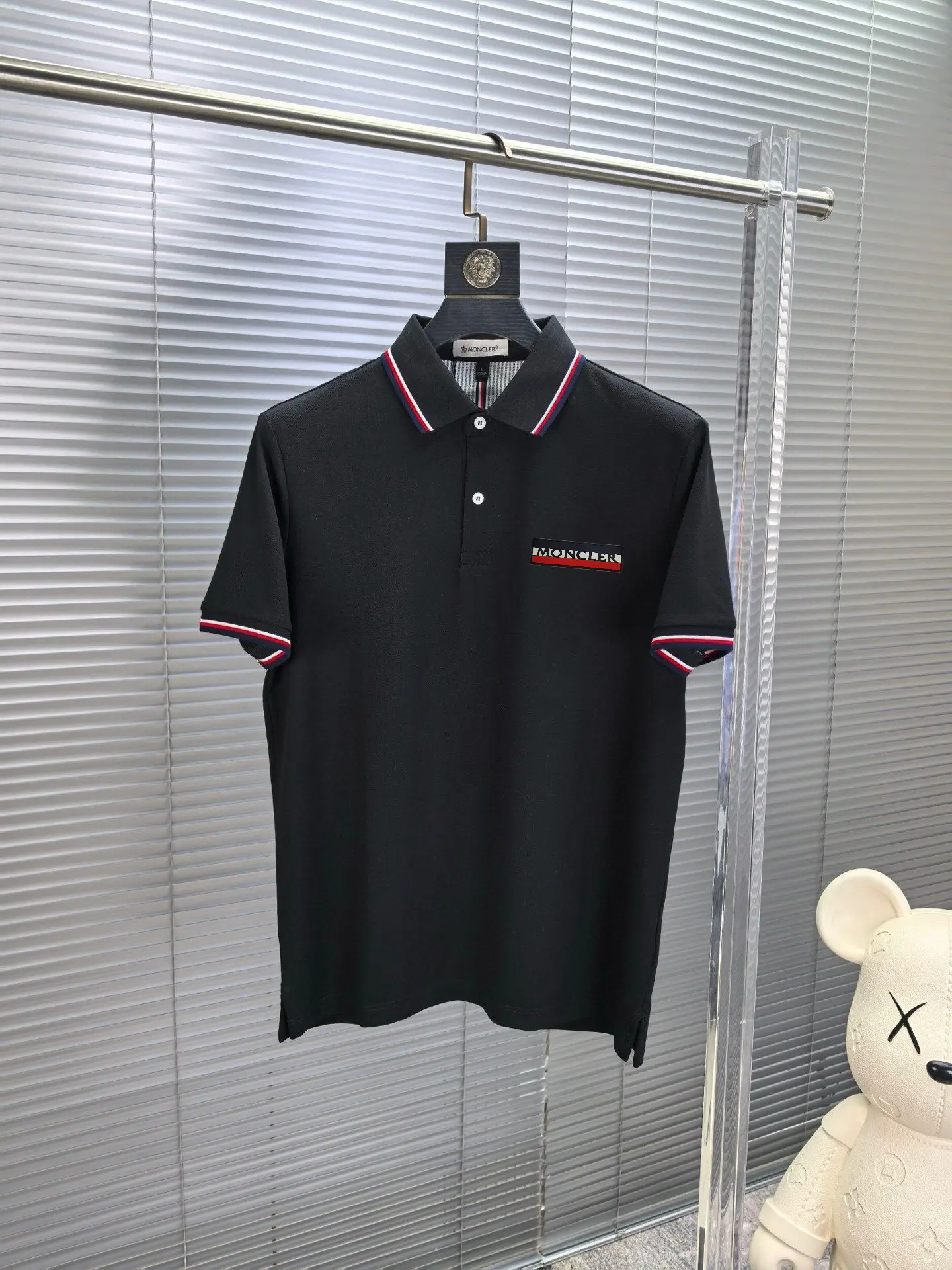 Logo-Appliqué Tipped Cotton-Blend Polo Shirt D17014082