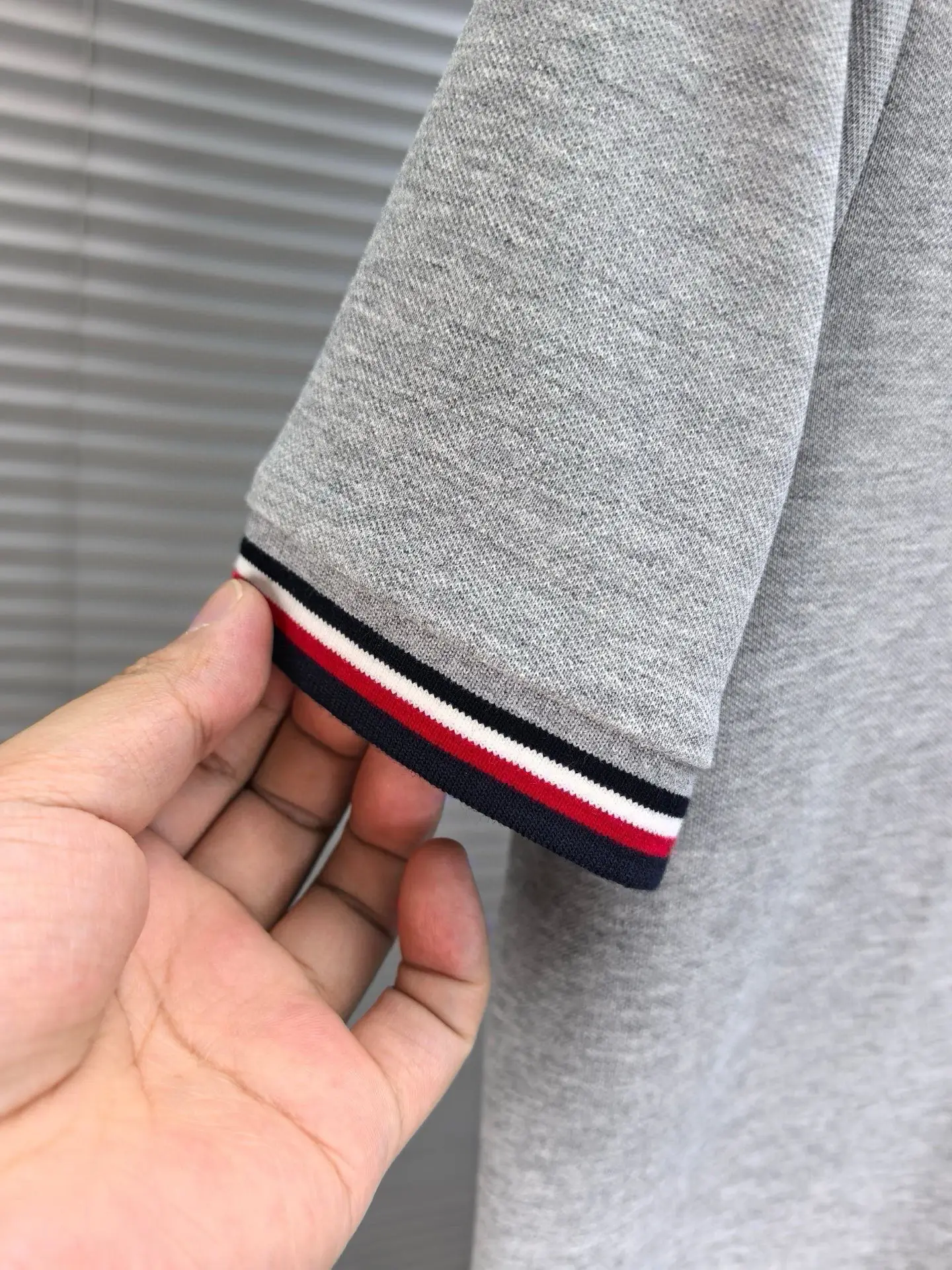 Logo-Appliqué Tipped Cotton-Blend Polo Shirt D17014074 — view 6