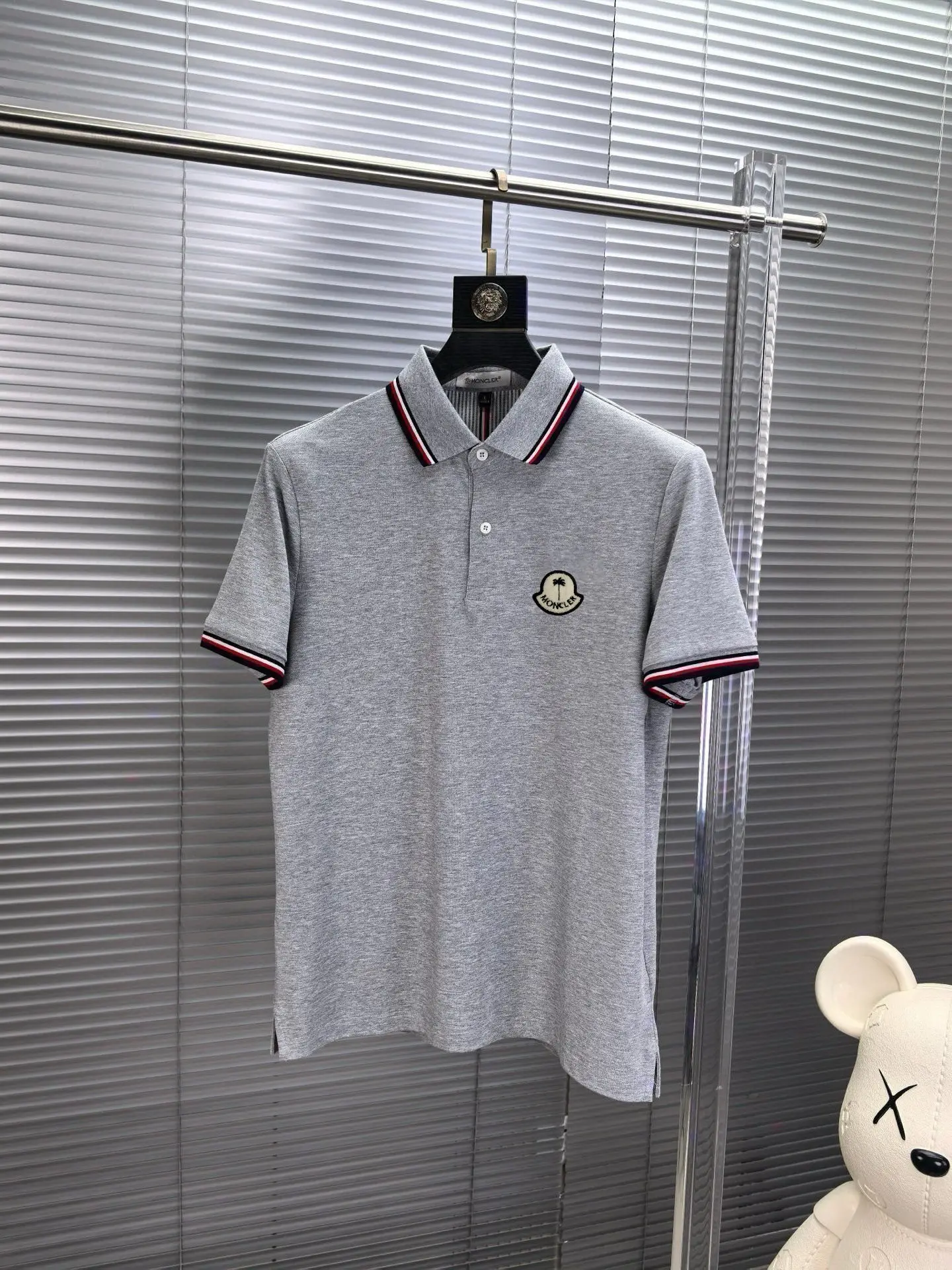 Logo-Patch Cotton-Blend Polo Shirt D17014068