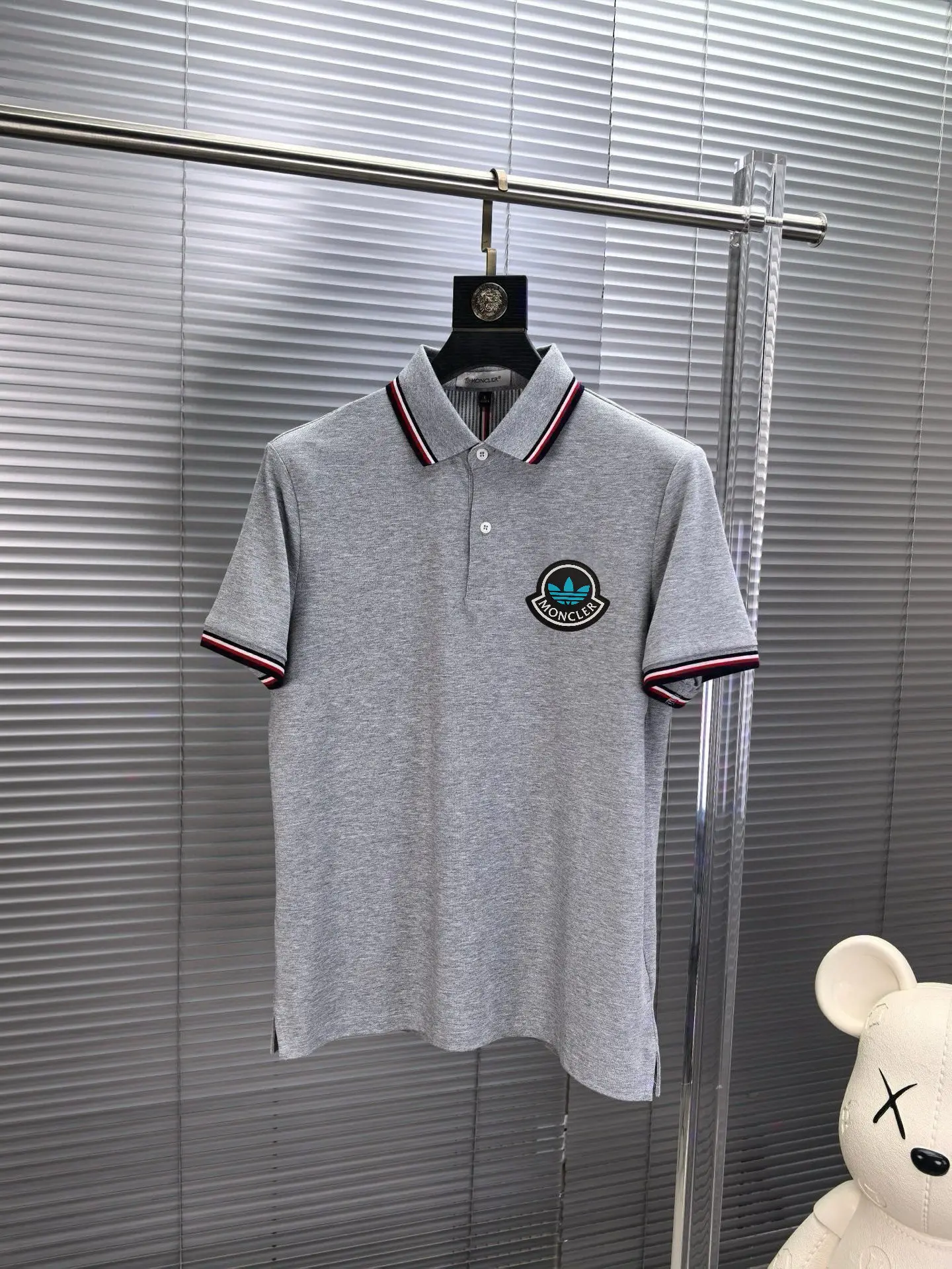 Logo-Patch Cotton-Blend Polo Shirt D17014083