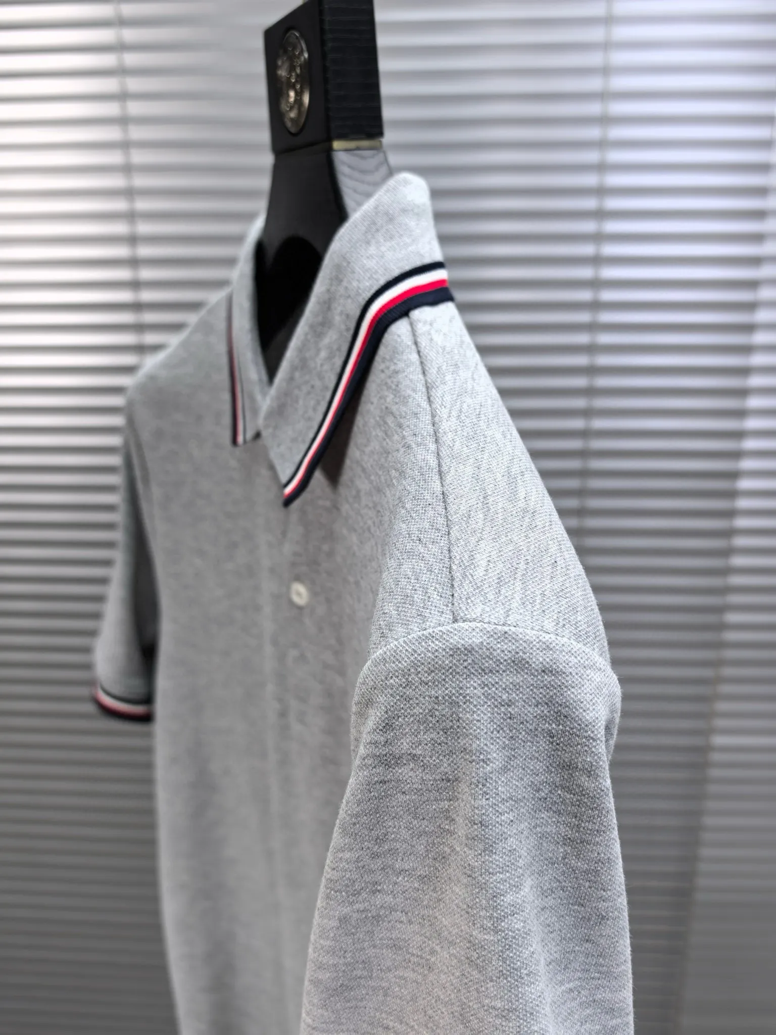 Logo-Patch Cotton-Blend Polo Shirt D17014083 — view 5