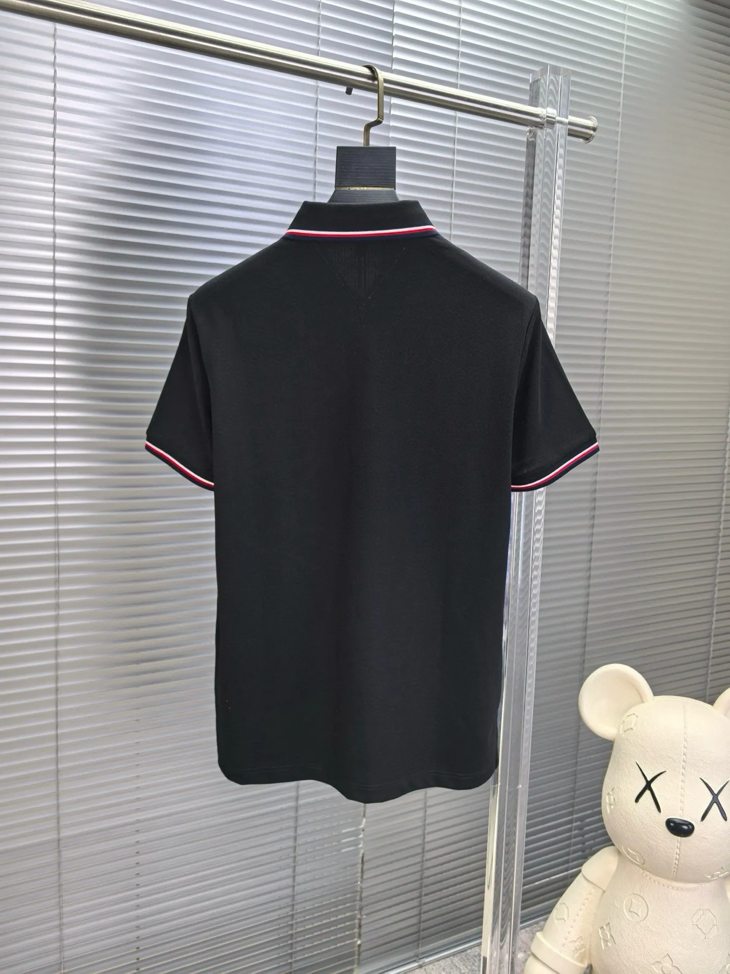 Logo-Appliqué Tipped Cotton-Blend Polo Shirt D17014070 — view 2