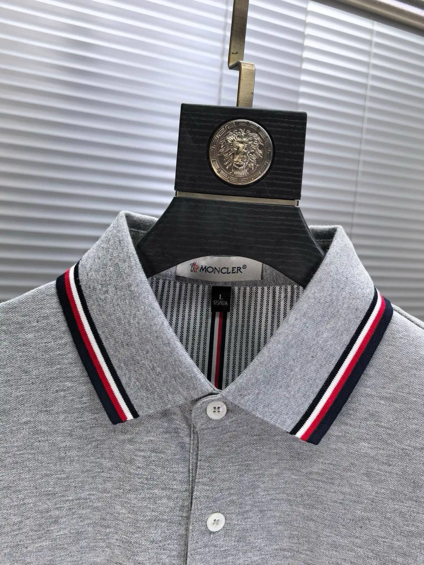 Logo-Patch Cotton-Blend Polo Shirt D17014065 — view 4
