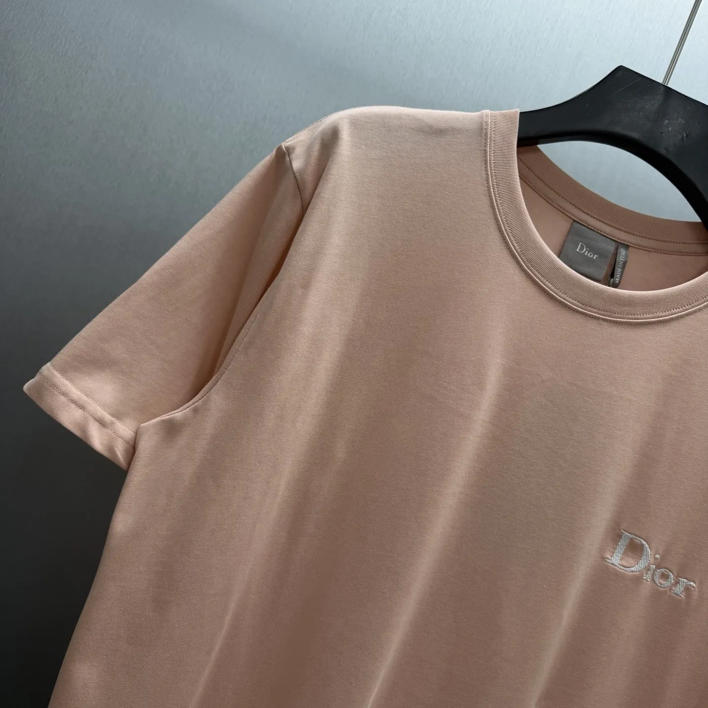 Logo-Embroidered Cotton-Jersey T-Shirt D17014170 — view 2