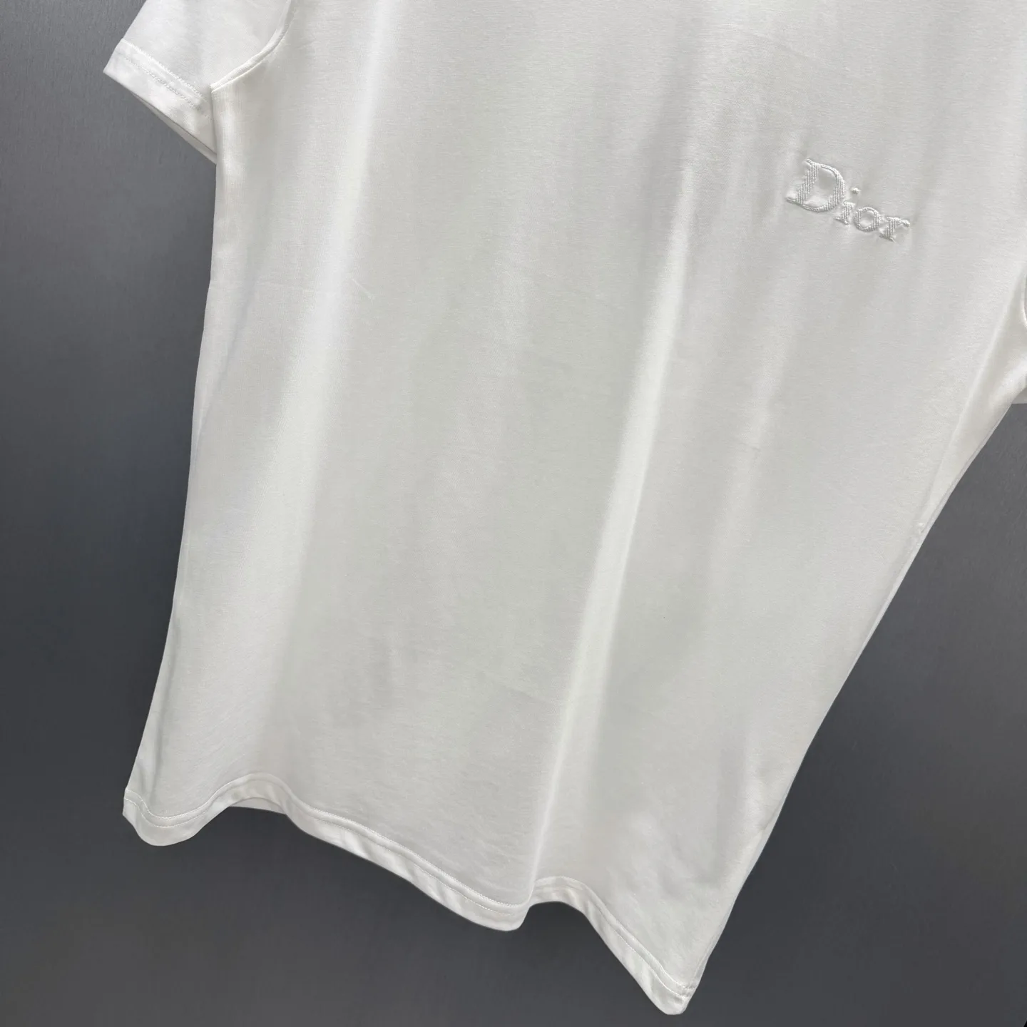 Logo-Embroidered Cotton-Jersey T-Shirt D17014169 — view 5