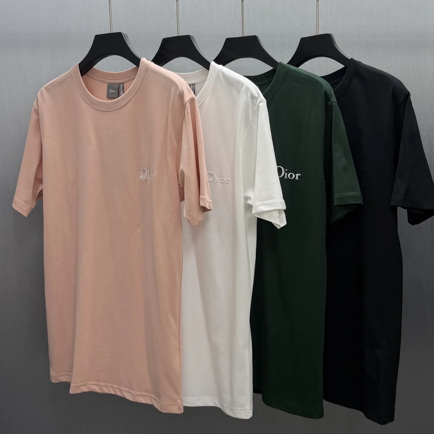 Logo-Embroidered Cotton-Jersey T-Shirt D17014169 — view 9