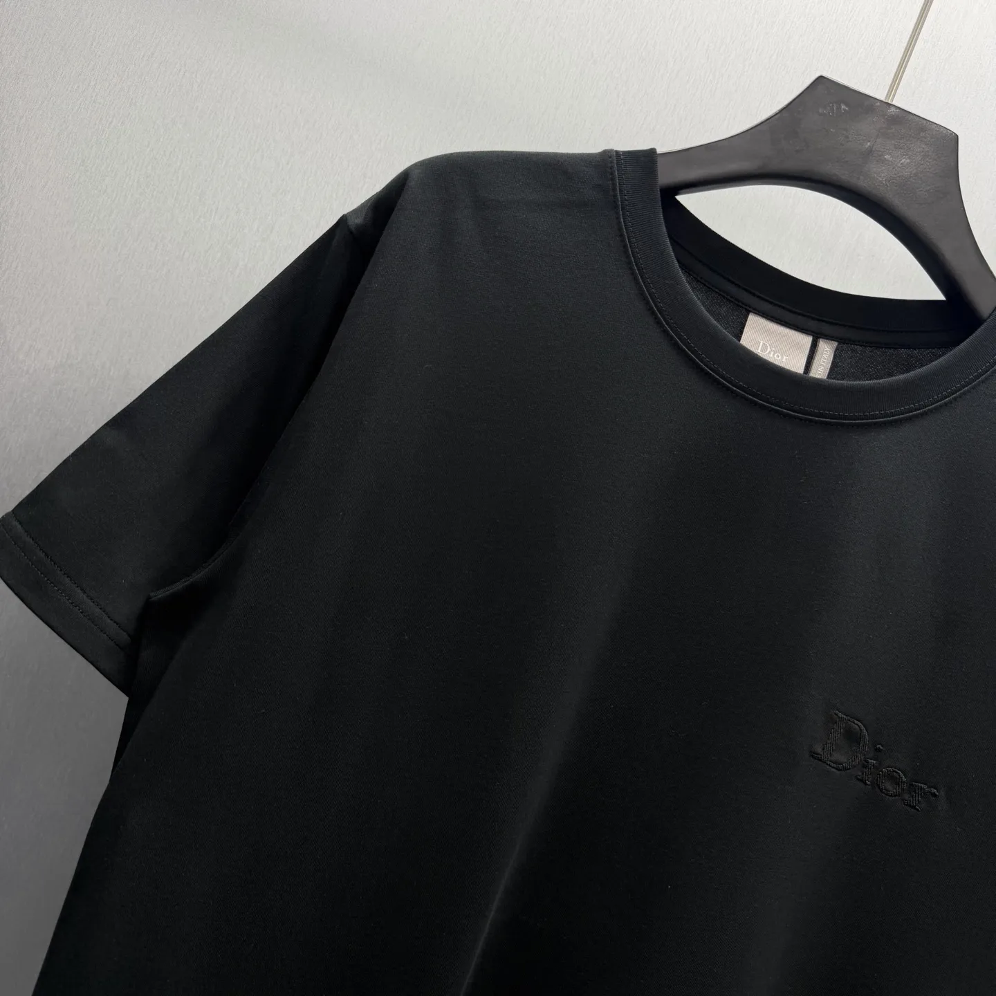 Logo-Embroidered Cotton-Jersey T-Shirt D17014167 — view 2