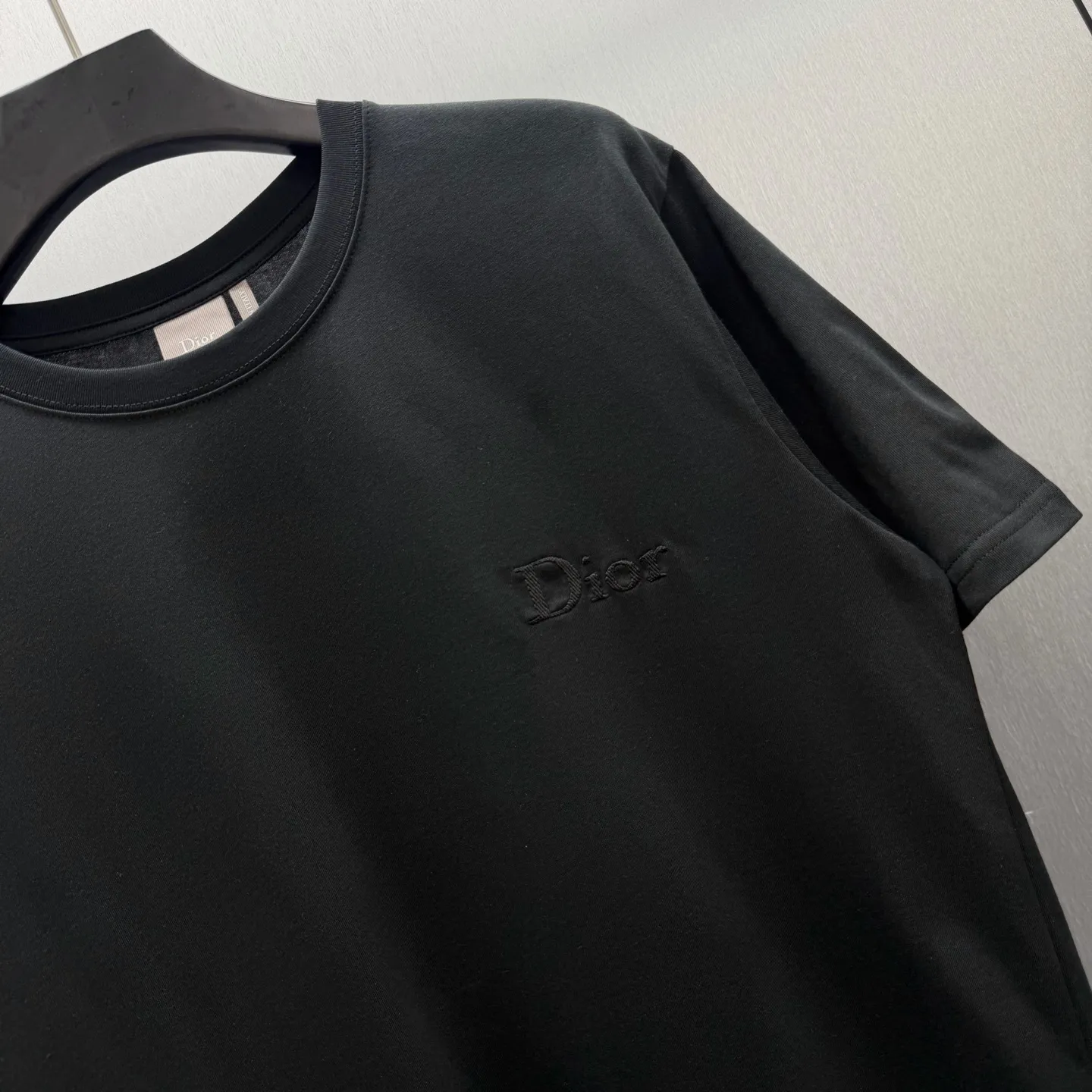 Logo-Embroidered Cotton-Jersey T-Shirt D17014167 — view 3