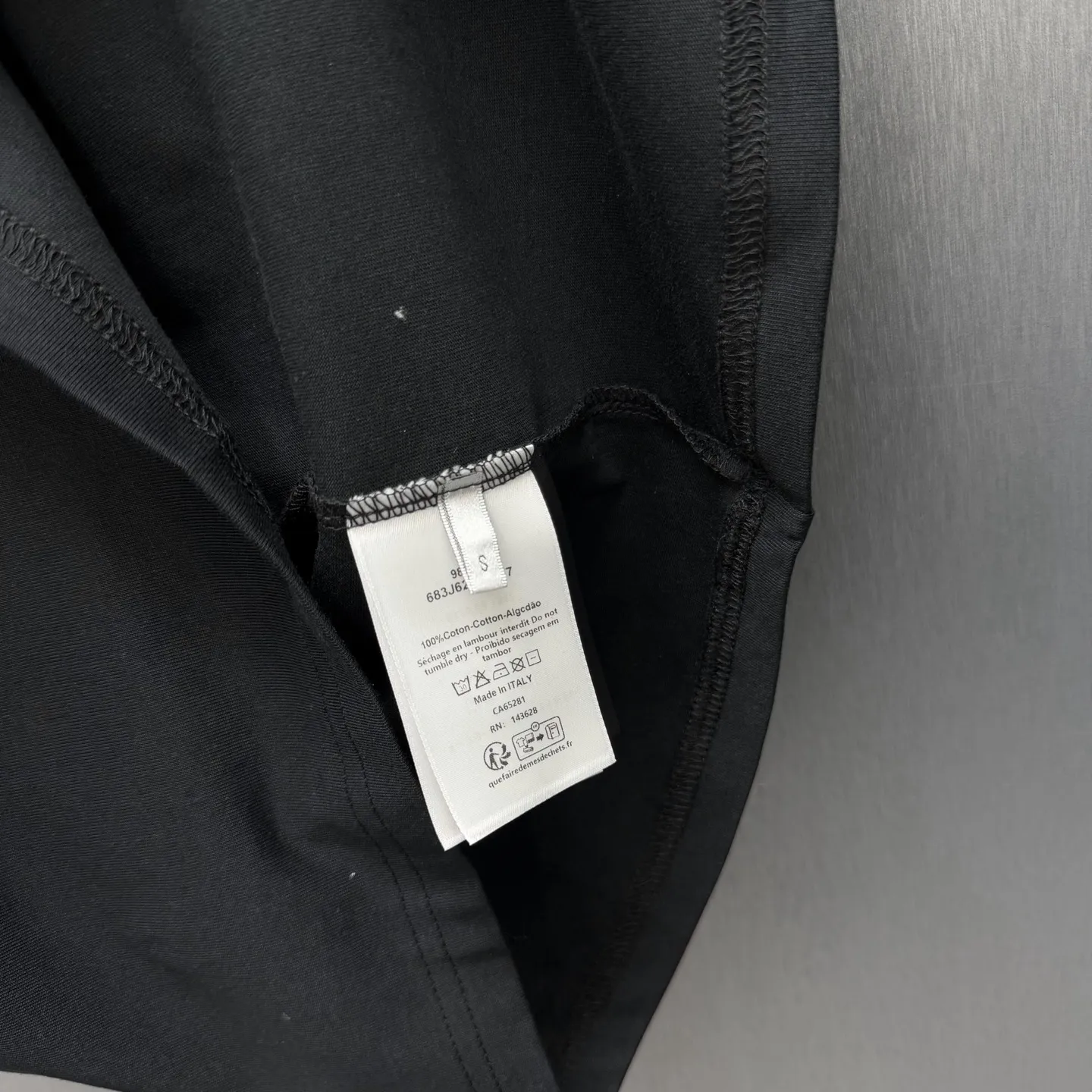 Logo-Embroidered Cotton-Jersey T-Shirt D17014167 — view 8