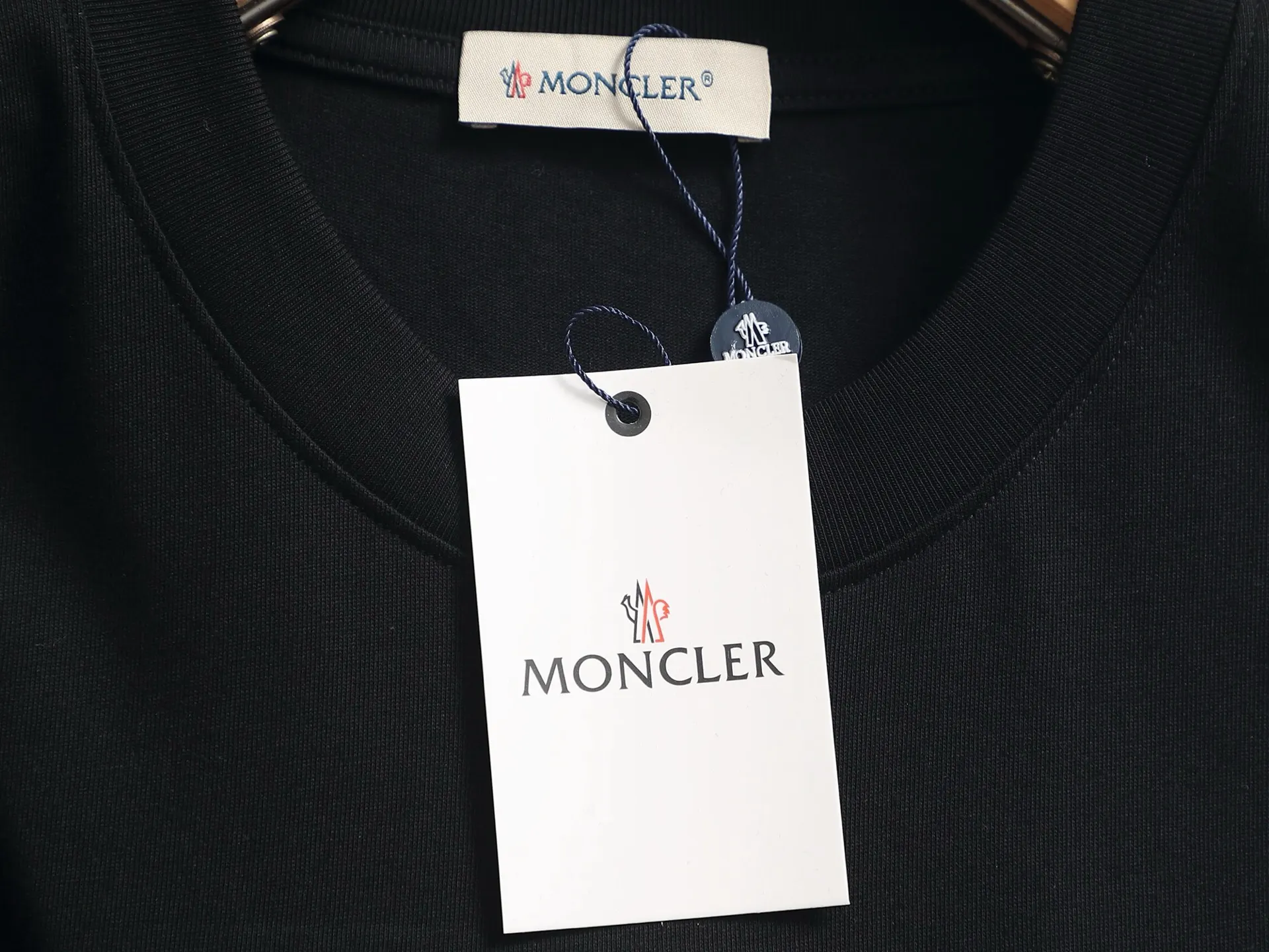 Logo Flocked Cotton T-Shirt D17514203 — view 6