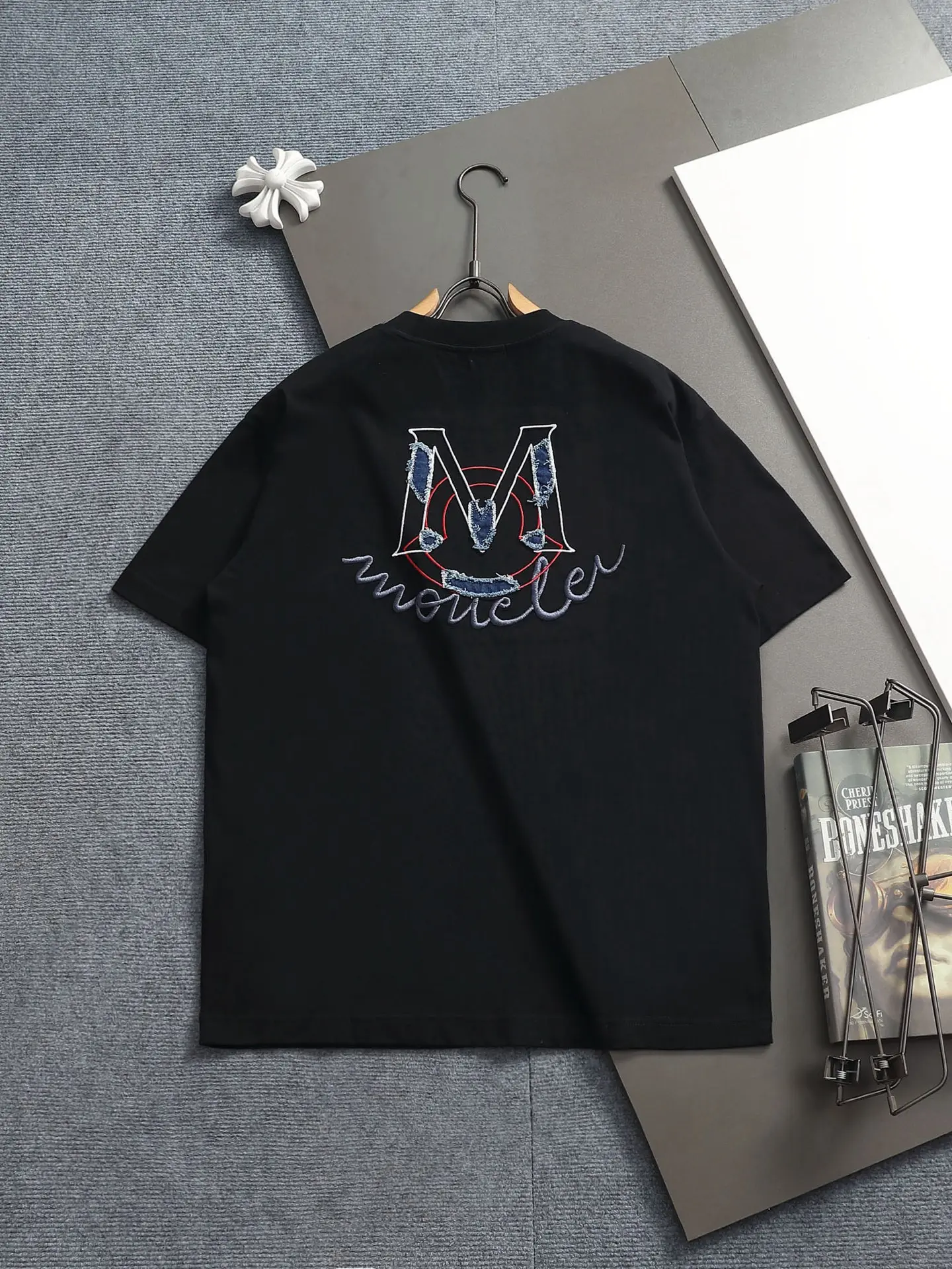 Logo-Embroidered Cotton-Jersey T-Shirt D17514187 — view 2