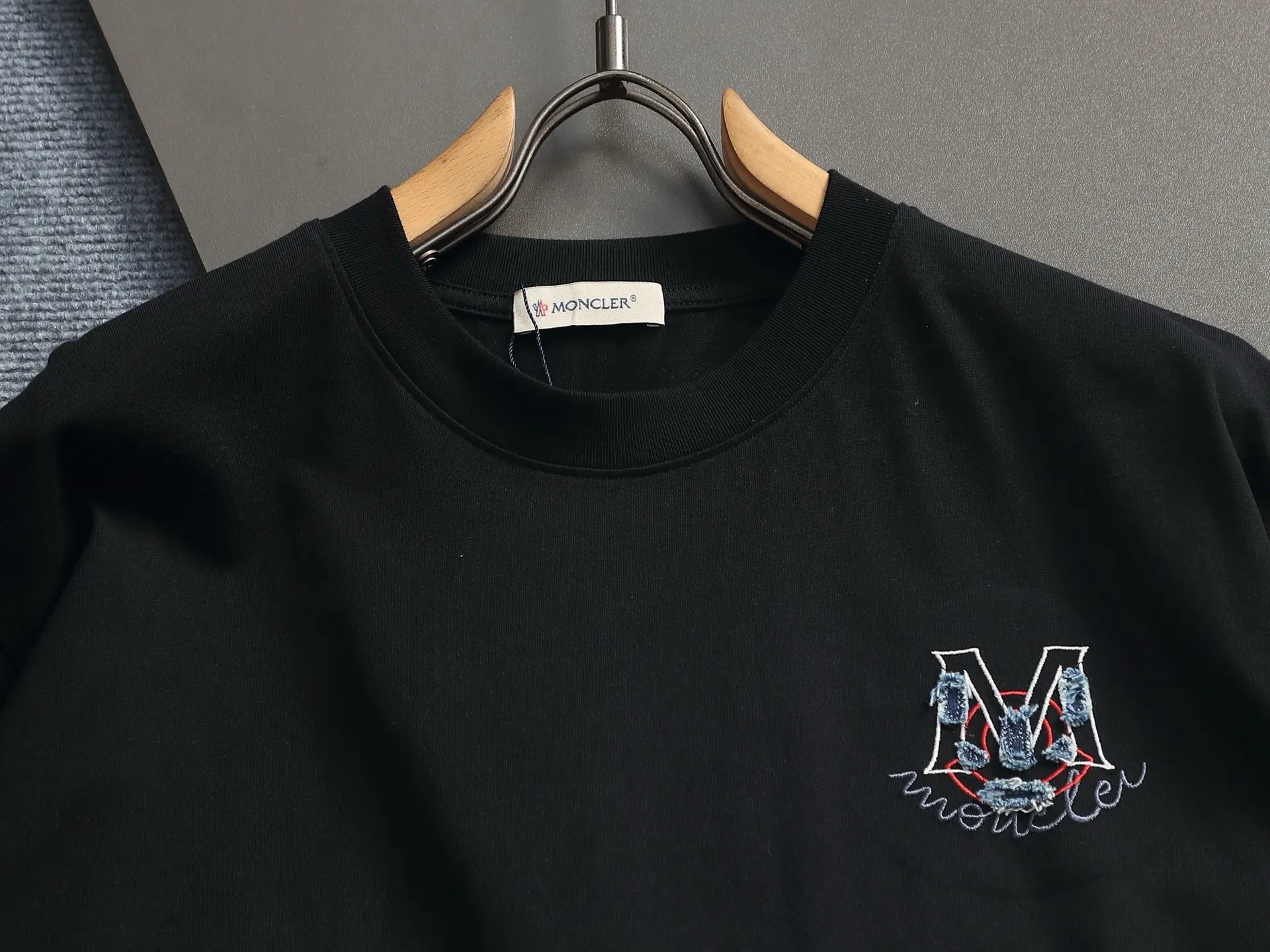 Logo-Embroidered Cotton-Jersey T-Shirt D17514187 — view 3