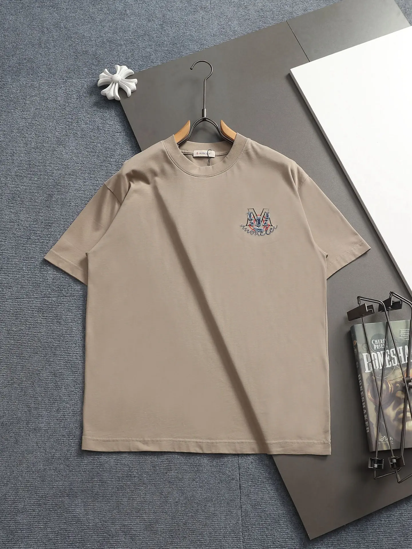 Logo-Embroidered Cotton-Jersey T-Shirt D17514186