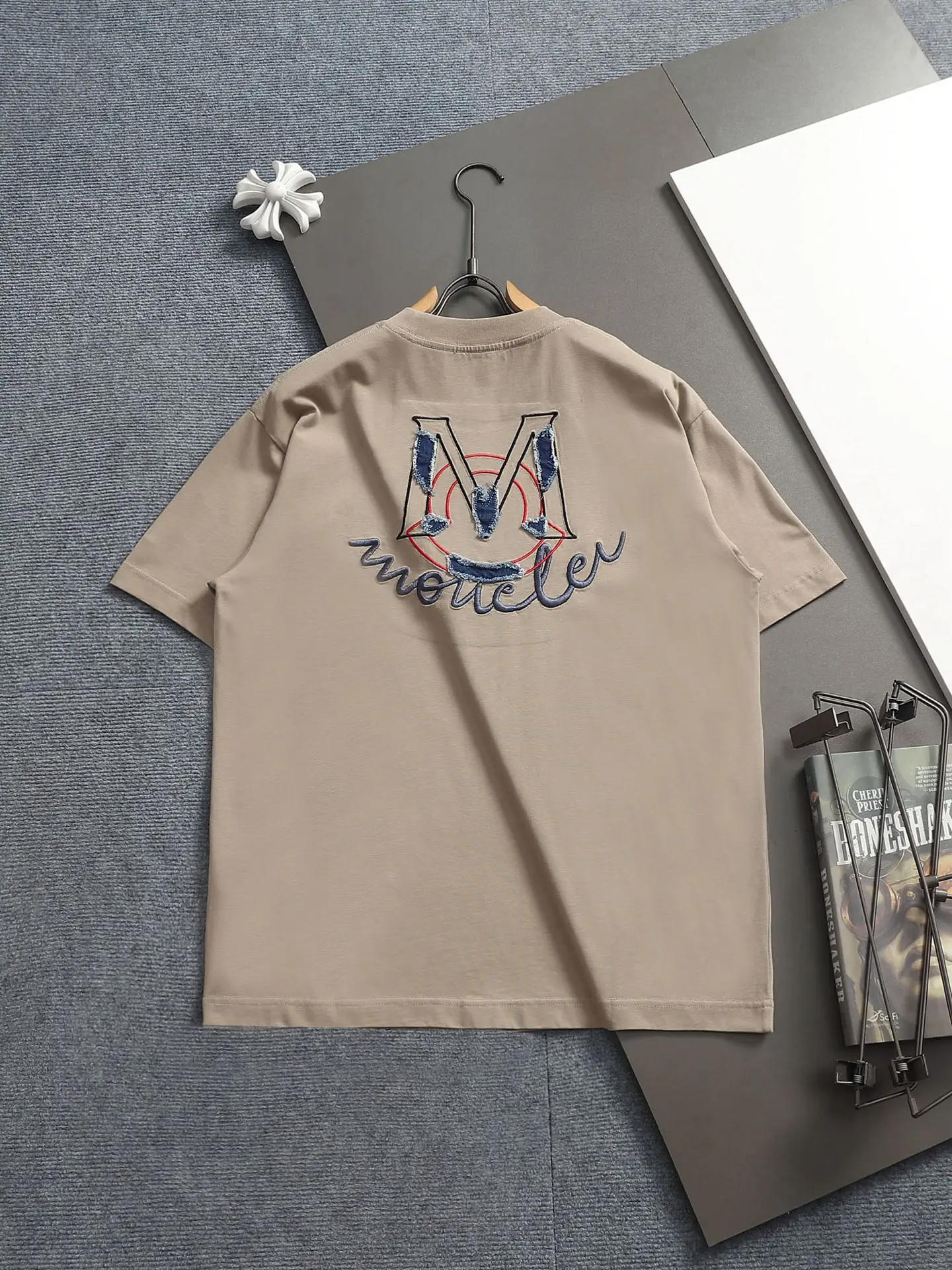 Logo-Embroidered Cotton-Jersey T-Shirt D17514186 — view 2