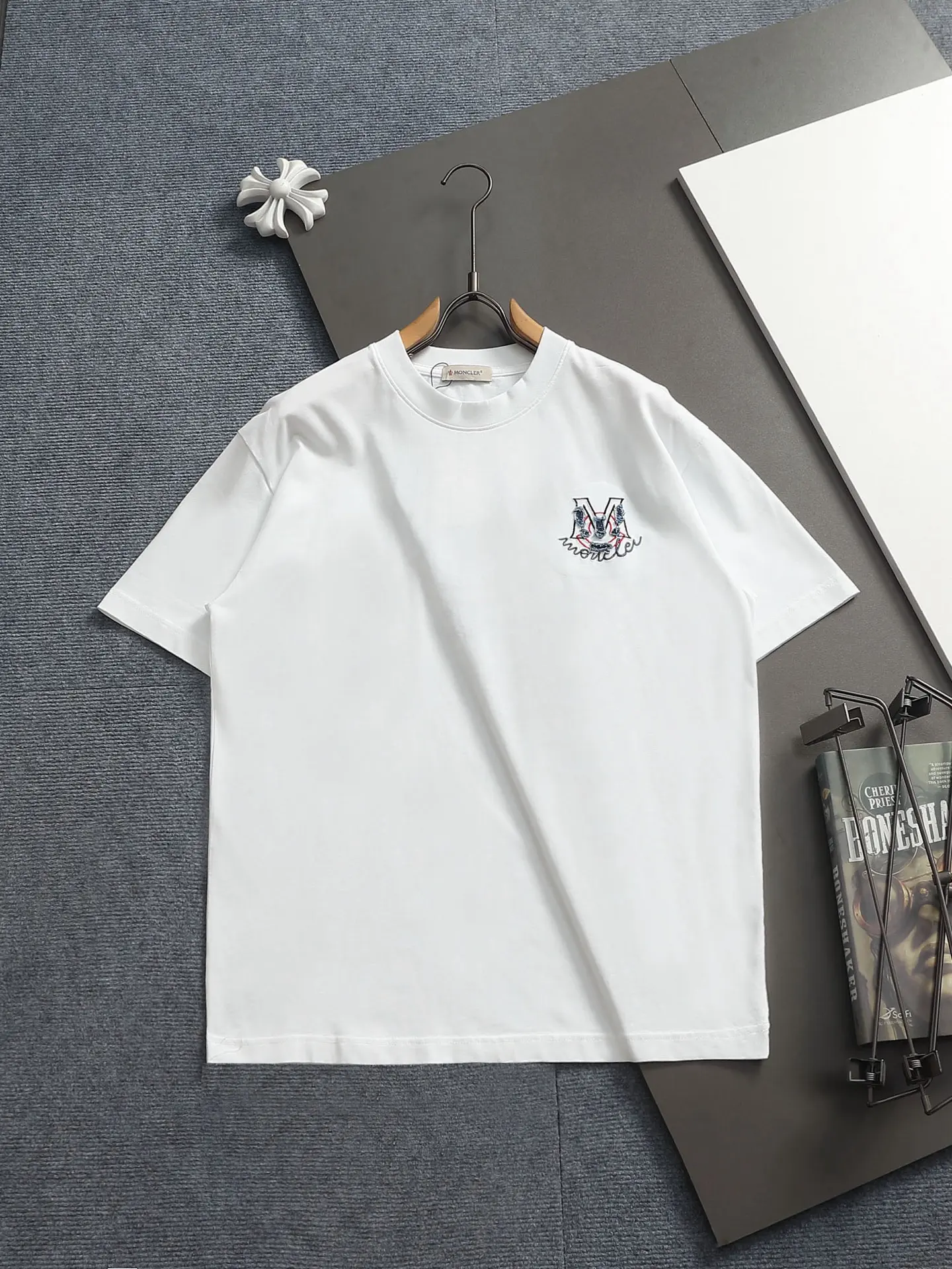 Logo-Embroidered Cotton-Jersey T-Shirt D17514185