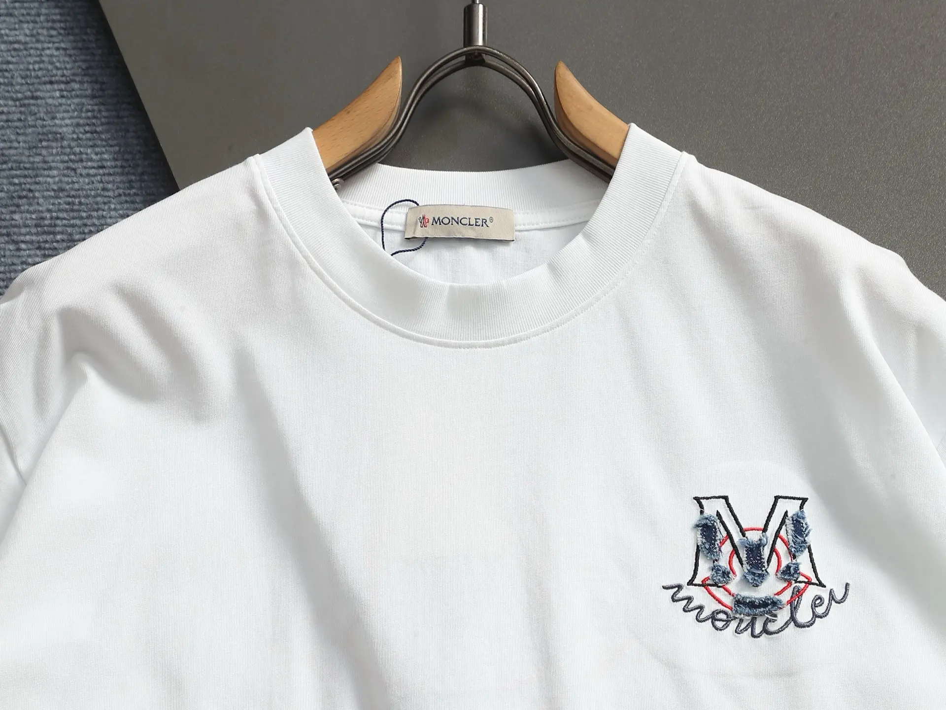 Logo-Embroidered Cotton-Jersey T-Shirt D17514185 — view 3