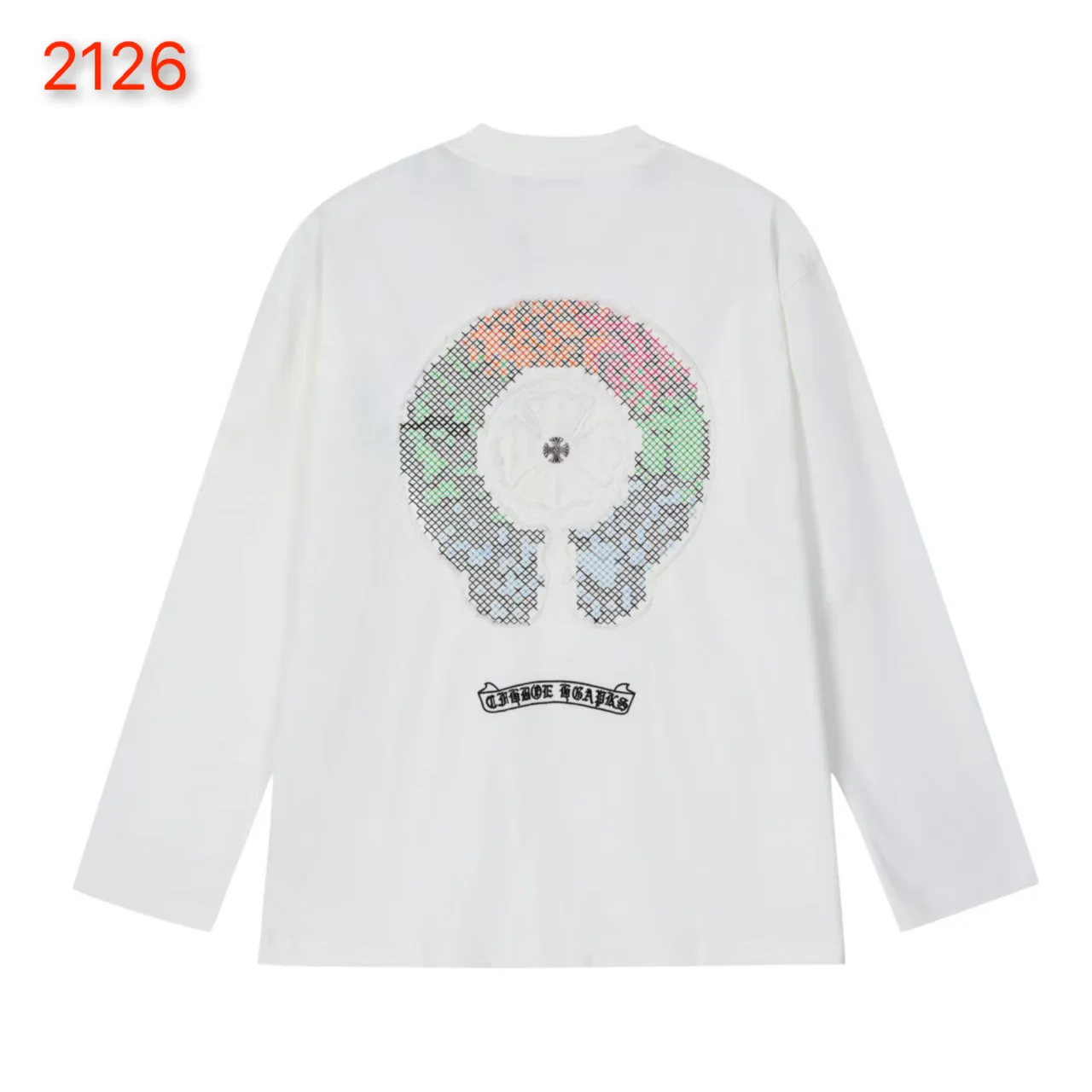 Embroidered Patch Long-Sleeve T-Shirt D17523606