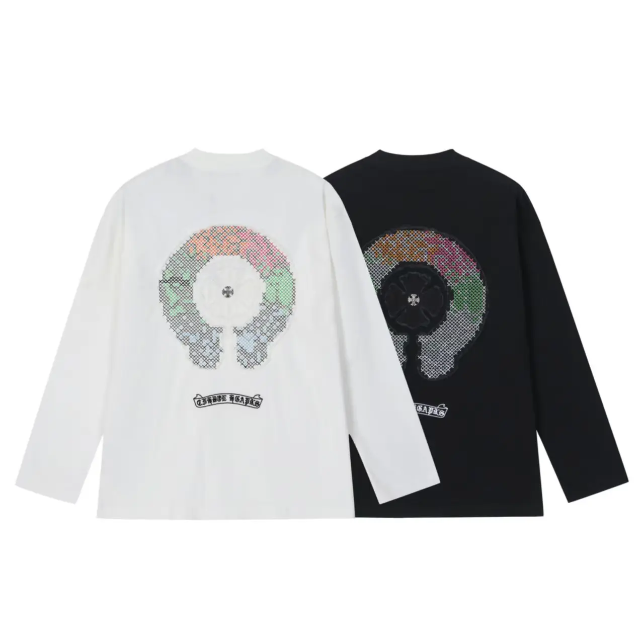 Embroidered Patch Long-Sleeve T-Shirt D17523606 — view 8