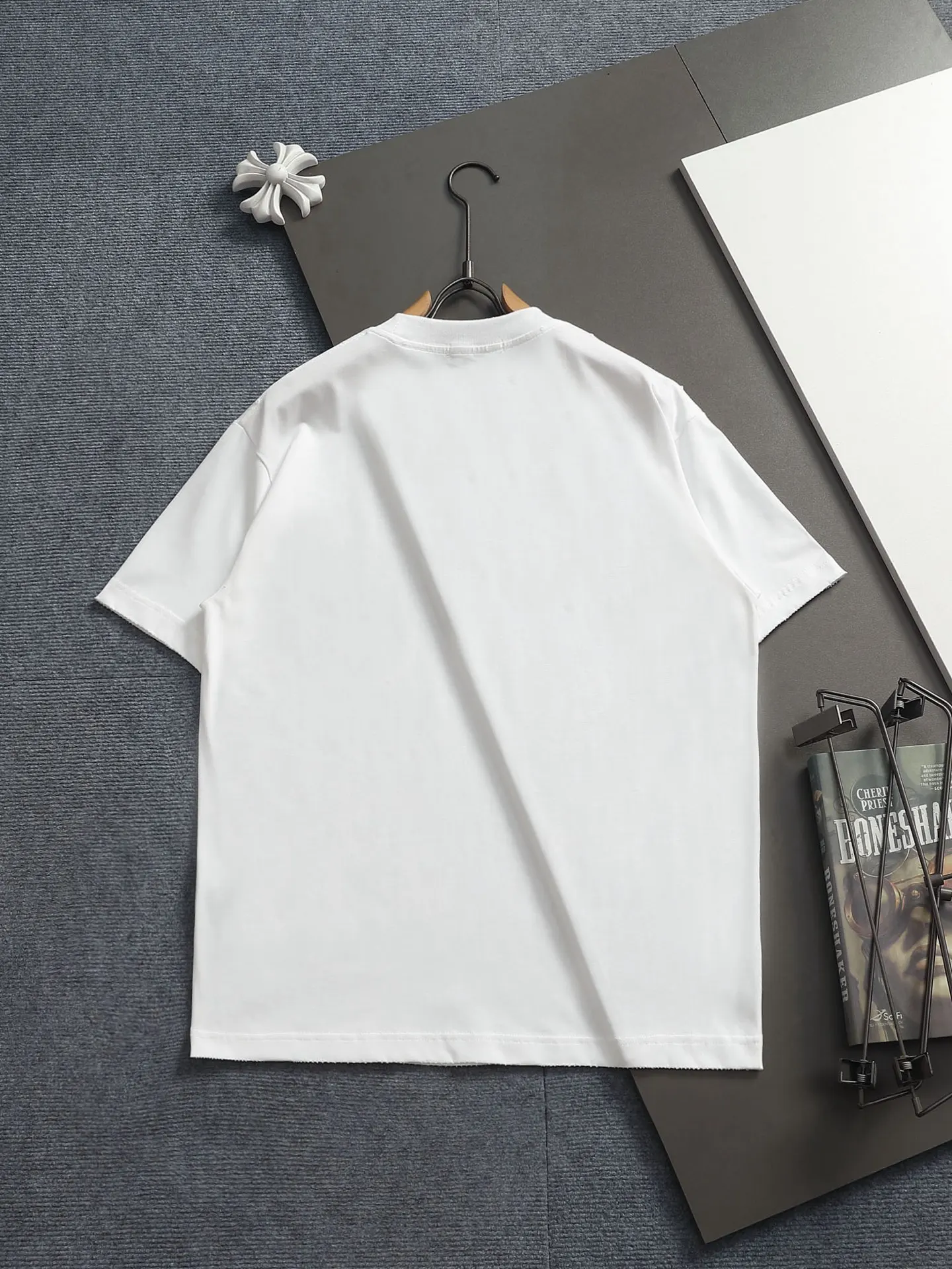 Logo-Embroidered Cotton-Jersey T-Shirt D17514190 — view 2