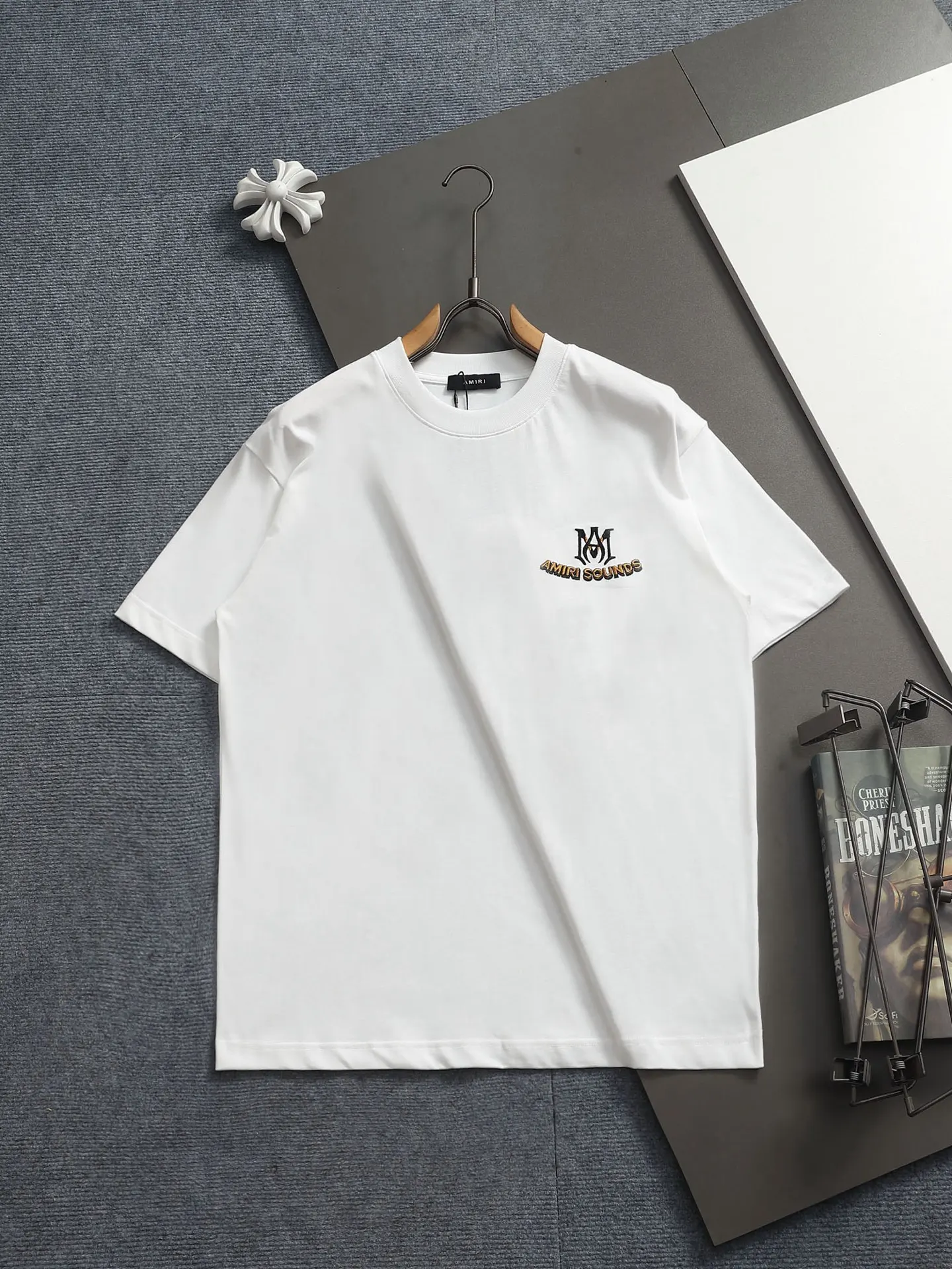 Amiri Sounds Logo Cotton T-Shirt D17514194