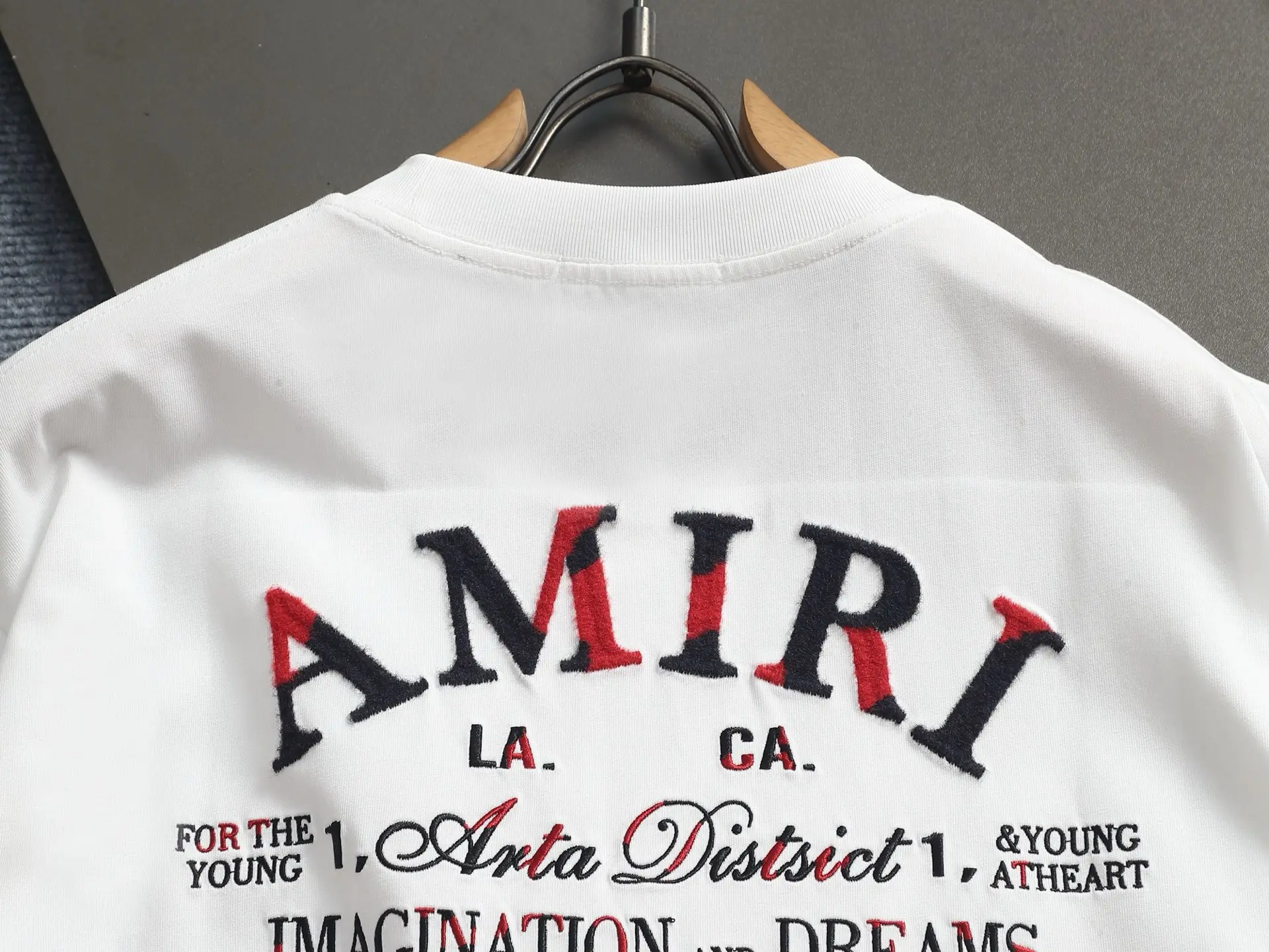 Logo-Flocked Cotton-Jersey T-Shirt D17514204 — view 11