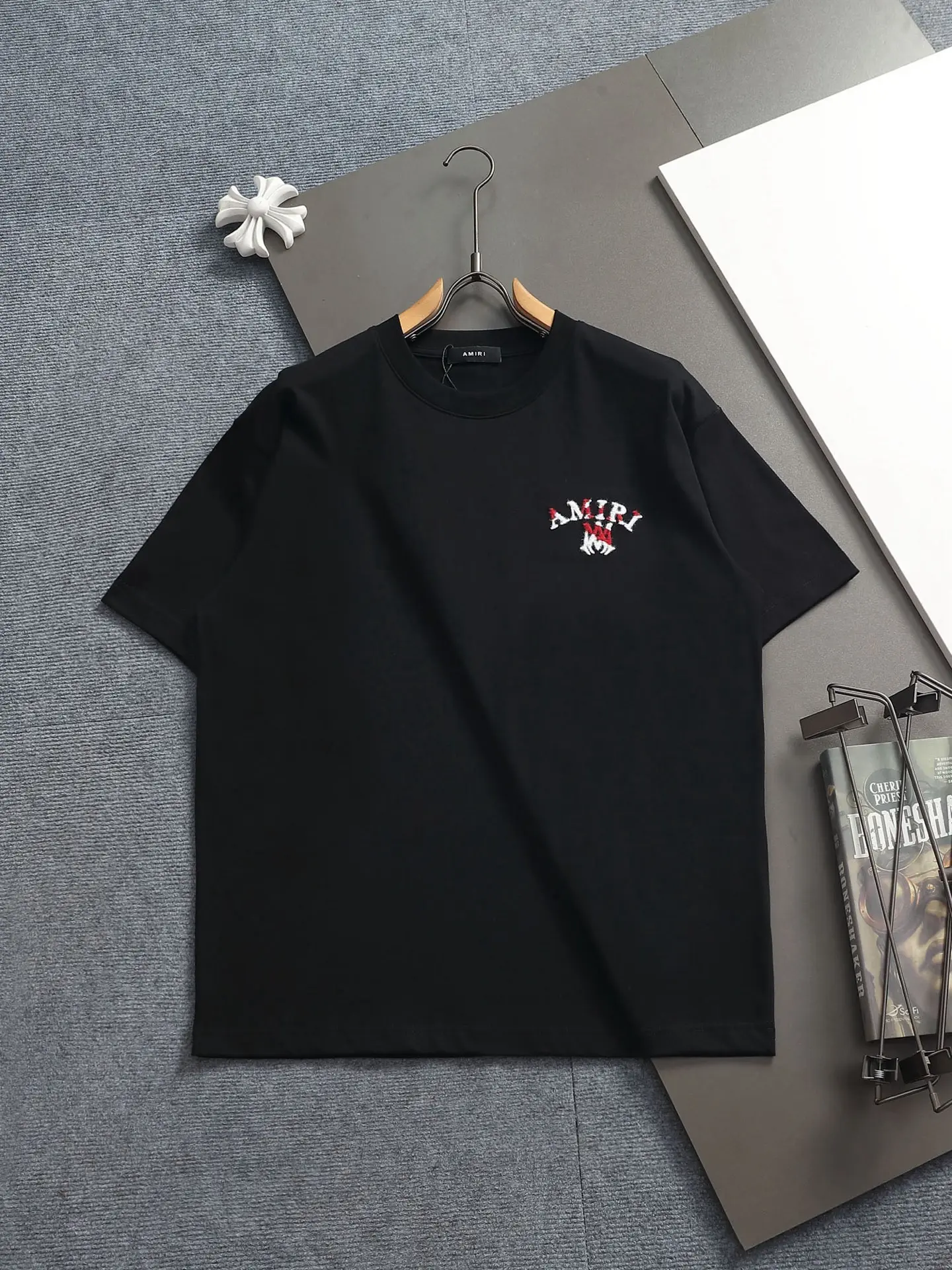 Logo-Flocked Cotton-Jersey T-Shirt D17514205